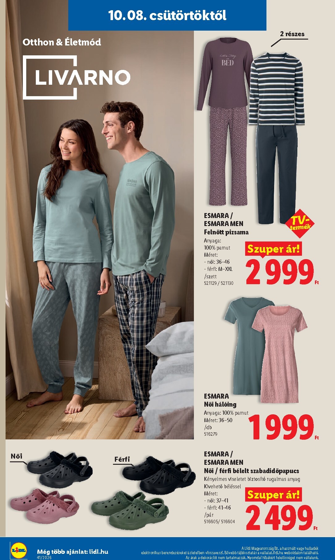 lidl - Lidl hirdetmény a következő hétre csütörtöktől 2026.10.08.-tól szerdától 2026.10.14.-ig - page: 42