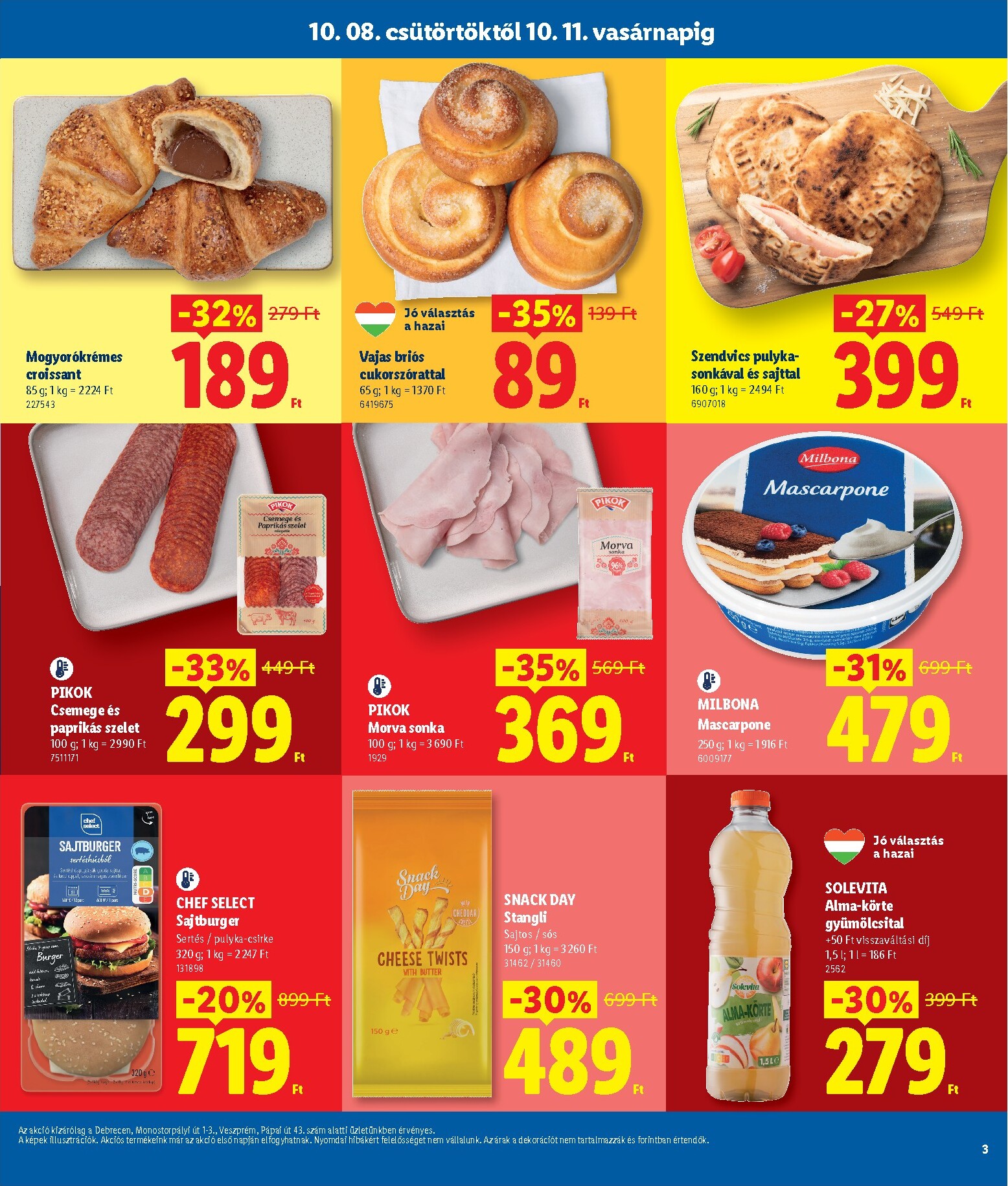 lidl - Lidl - Debrecen, Veszprém hirdetmény a következő hétre csütörtöktől 2026.10.08.-tól vasárnaptól 2026.10.11.-ig - page: 3
