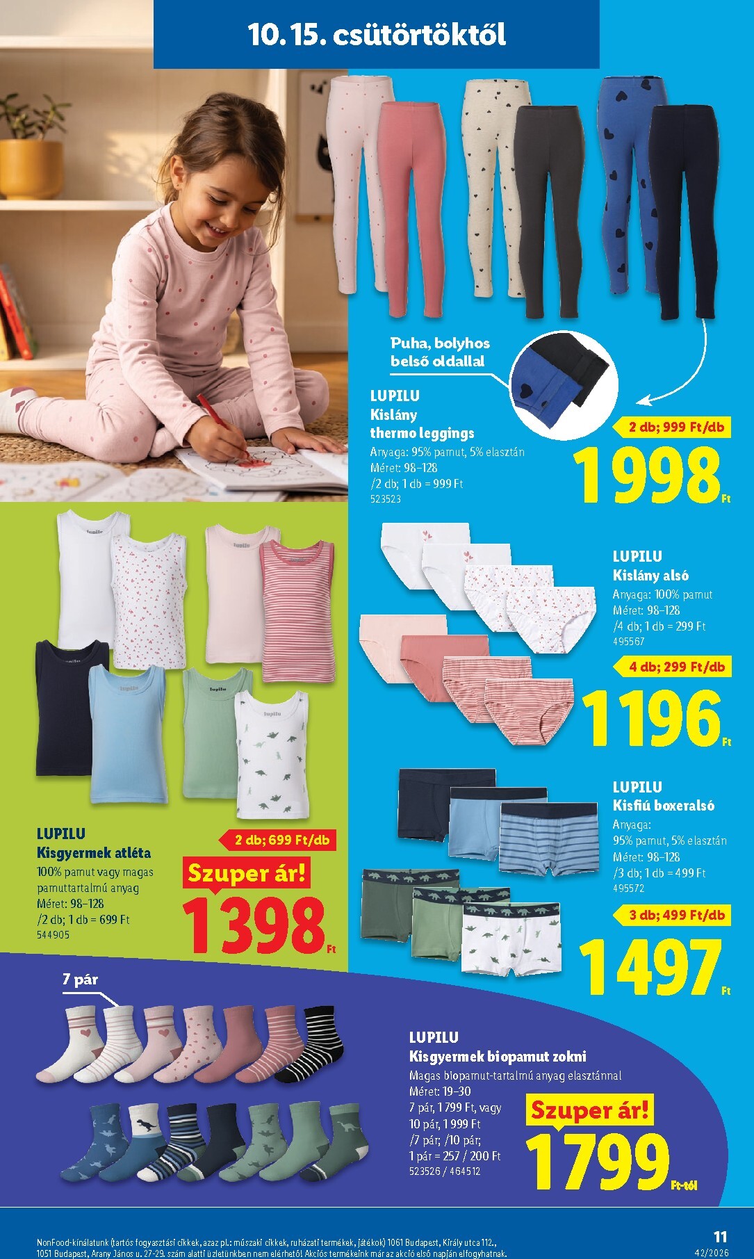 lidl - Lidl - Nonfood hirdetmény a következő hétre csütörtöktől 2026.10.15.-tól szerdától 2026.10.21.-ig - page: 11