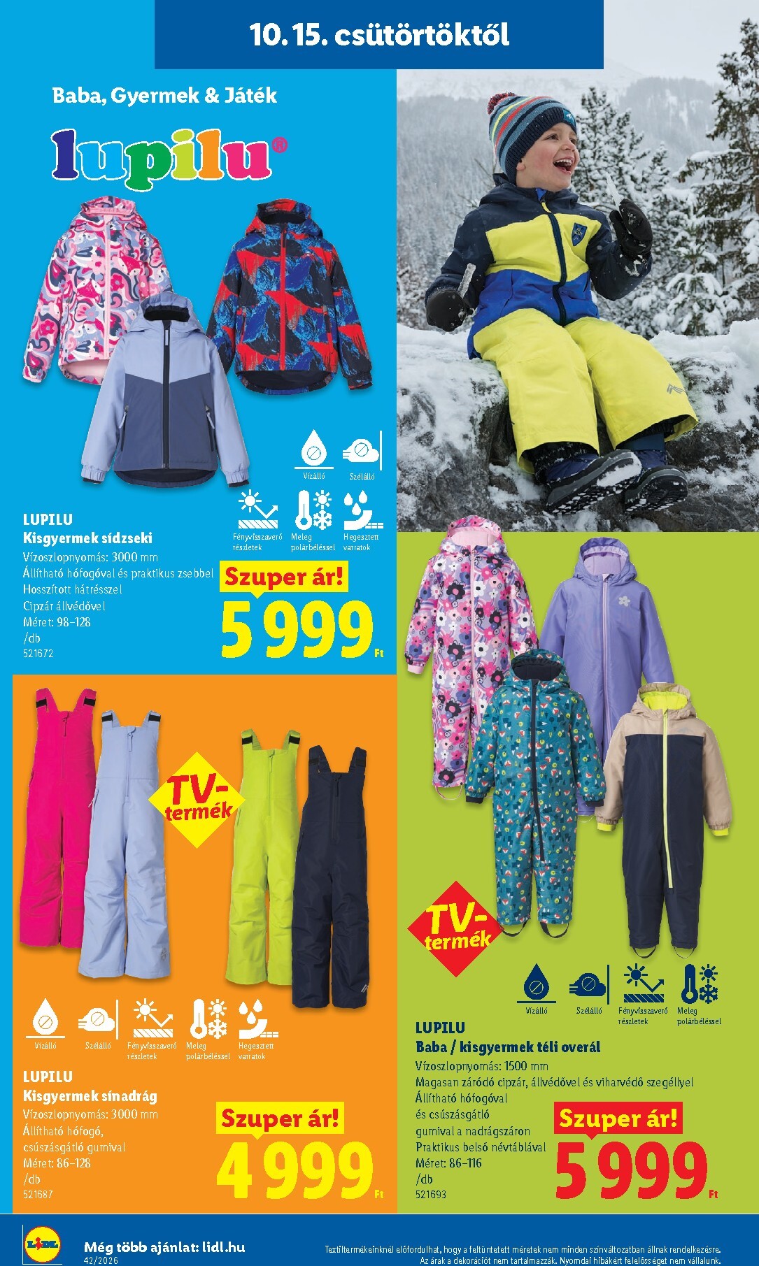 lidl - Lidl - Nonfood hirdetmény a következő hétre csütörtöktől 2026.10.15.-tól szerdától 2026.10.21.-ig - page: 8