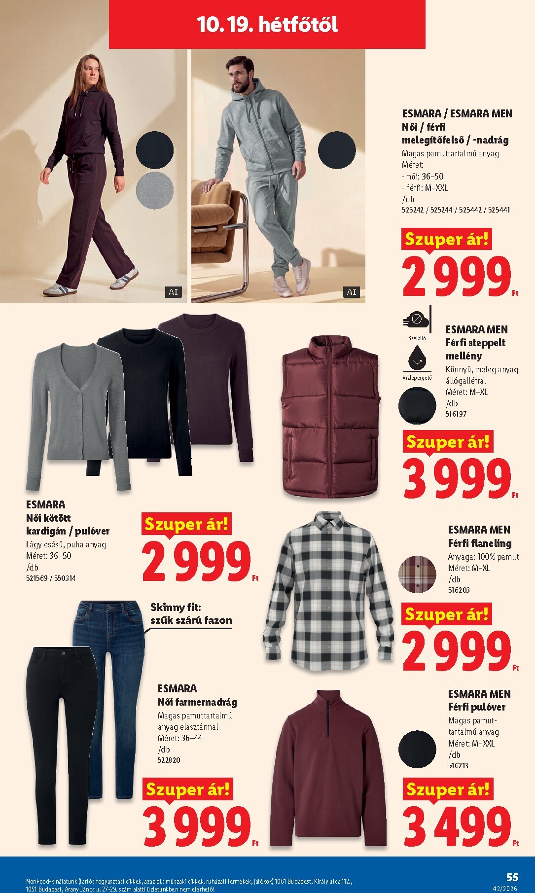 lidl - Lidl hirdetmény a következő hétre csütörtöktől 2026.10.15.-tól szerdától 2026.10.21.-ig - page: 55