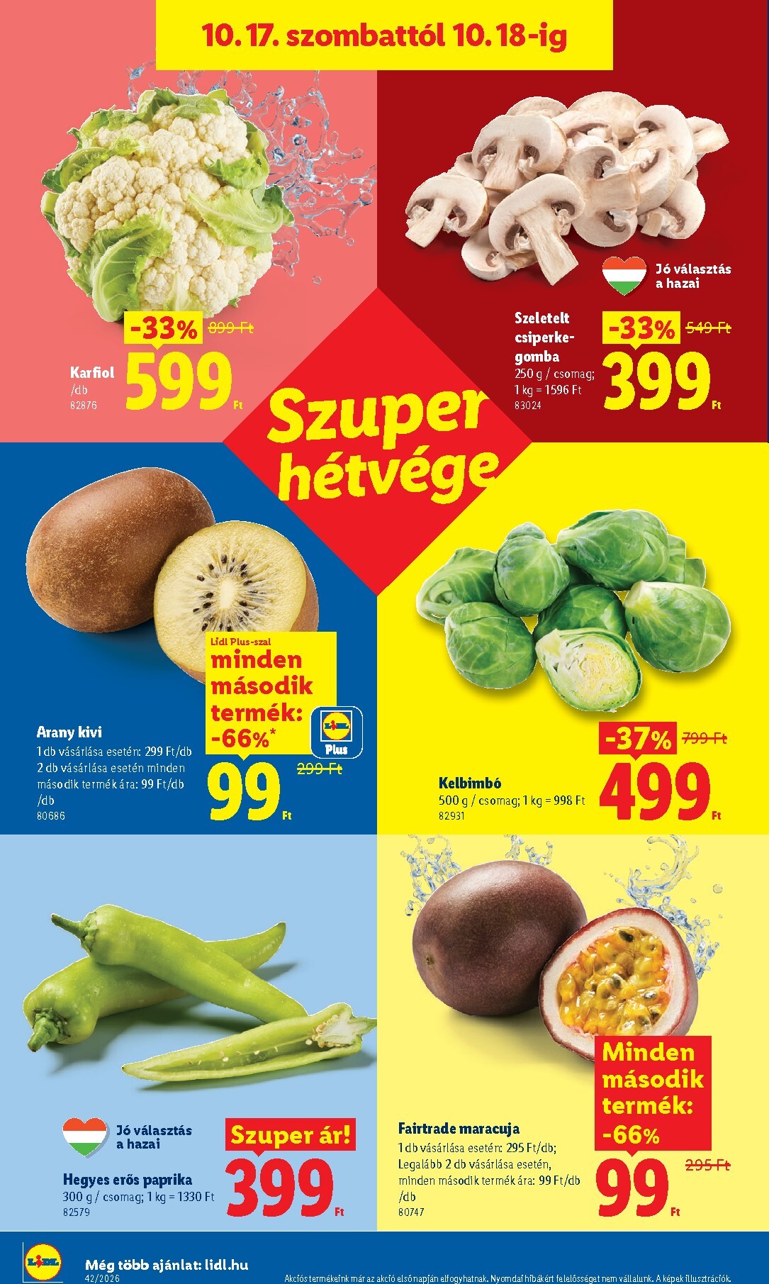 lidl - Lidl hirdetmény a következő hétre csütörtöktől 2026.10.15.-tól szerdától 2026.10.21.-ig - page: 42