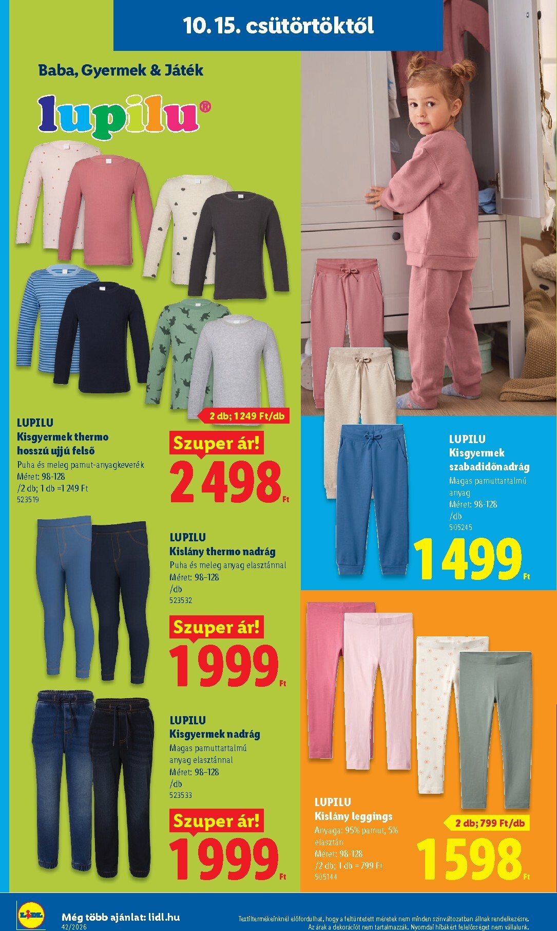 lidl - Lidl hirdetmény a következő hétre csütörtöktől 2026.10.15.-tól szerdától 2026.10.21.-ig - page: 34