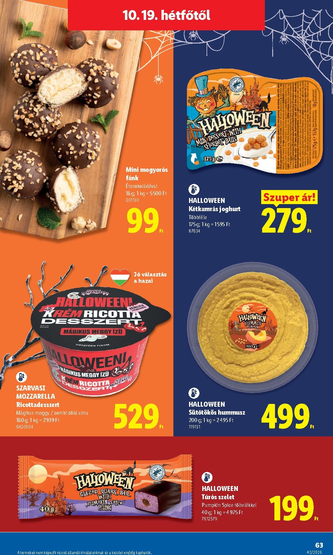 lidl - Lidl hirdetmény a következő hétre csütörtöktől 2026.10.15.-tól szerdától 2026.10.21.-ig - page: 63