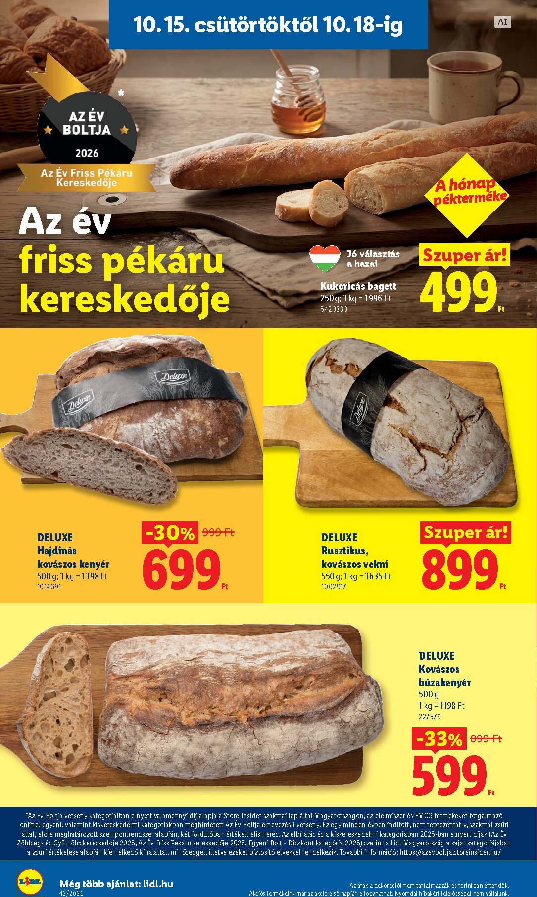 lidl - Lidl hirdetmény a következő hétre csütörtöktől 2026.10.15.-tól szerdától 2026.10.21.-ig - page: 2
