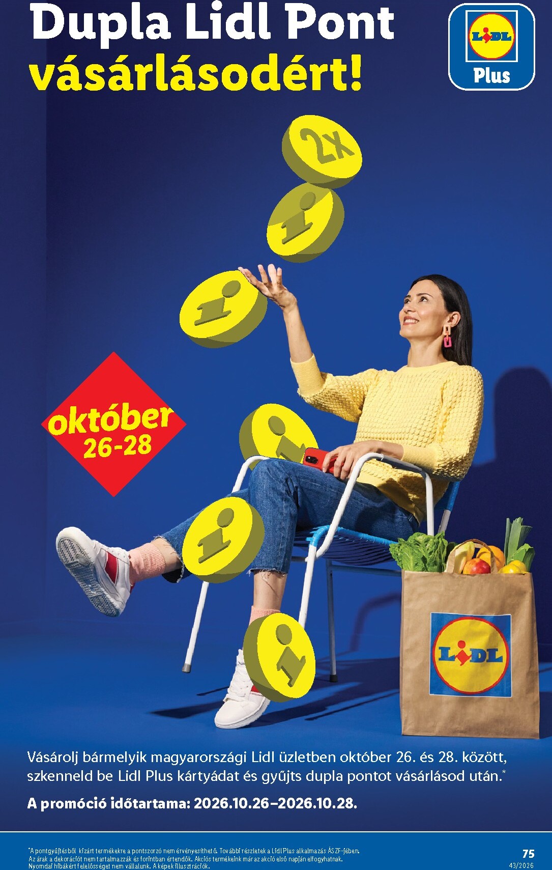 lidl - Lidl hirdetmény a következő hétre csütörtöktől 2026.10.22.-tól szerdától 2026.10.28.-ig - page: 75