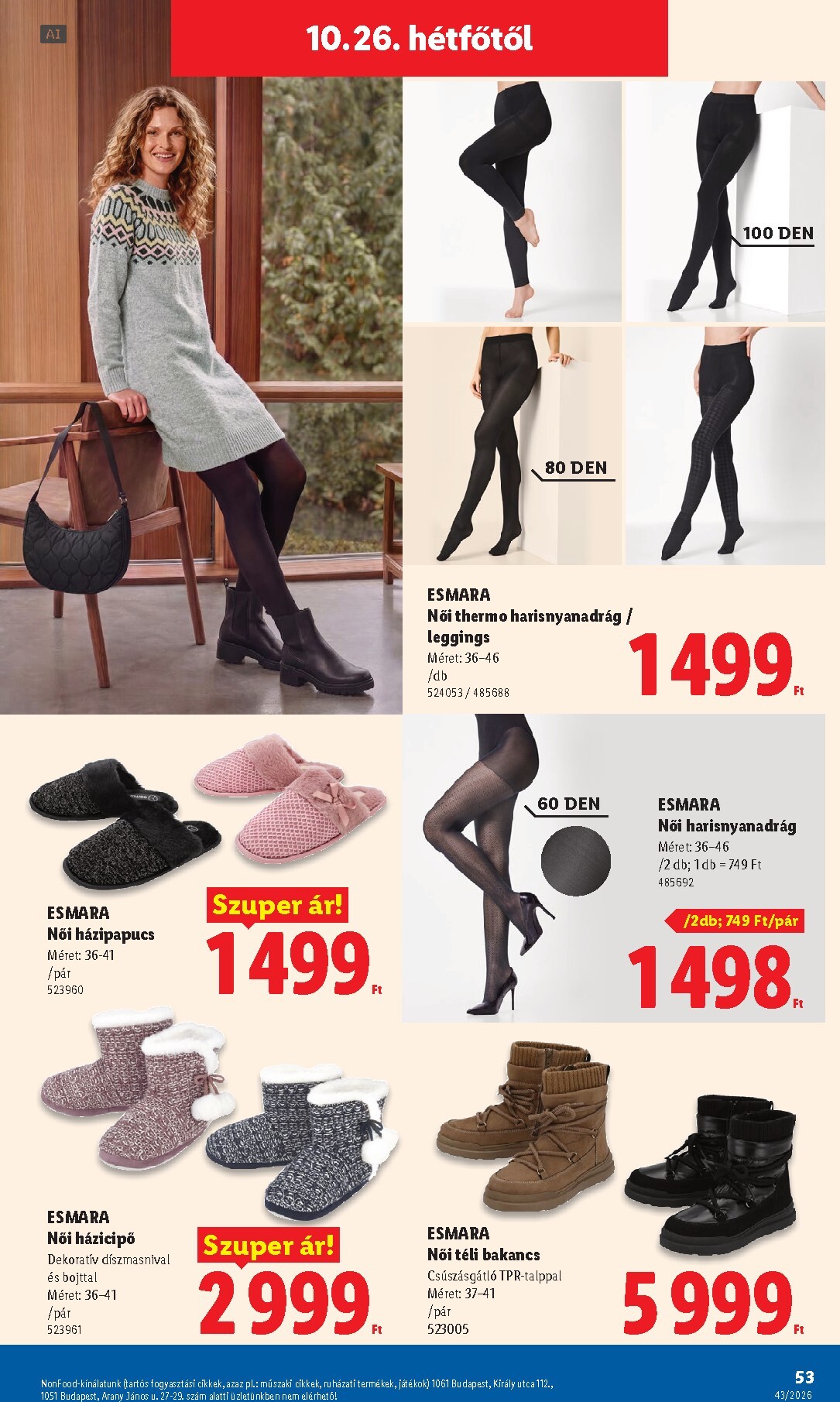 lidl - Lidl hirdetmény a következő hétre csütörtöktől 2026.10.22.-tól szerdától 2026.10.28.-ig - page: 53