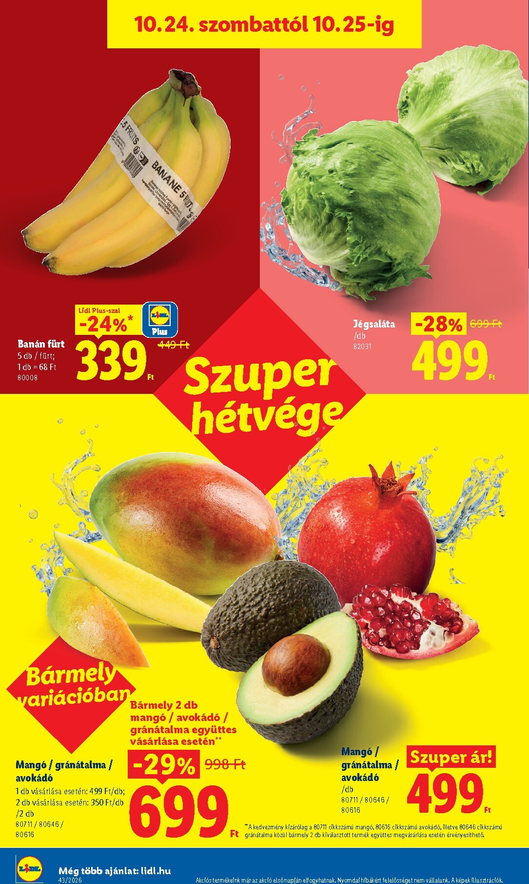 lidl - Lidl hirdetmény a következő hétre csütörtöktől 2026.10.22.-tól szerdától 2026.10.28.-ig - page: 44