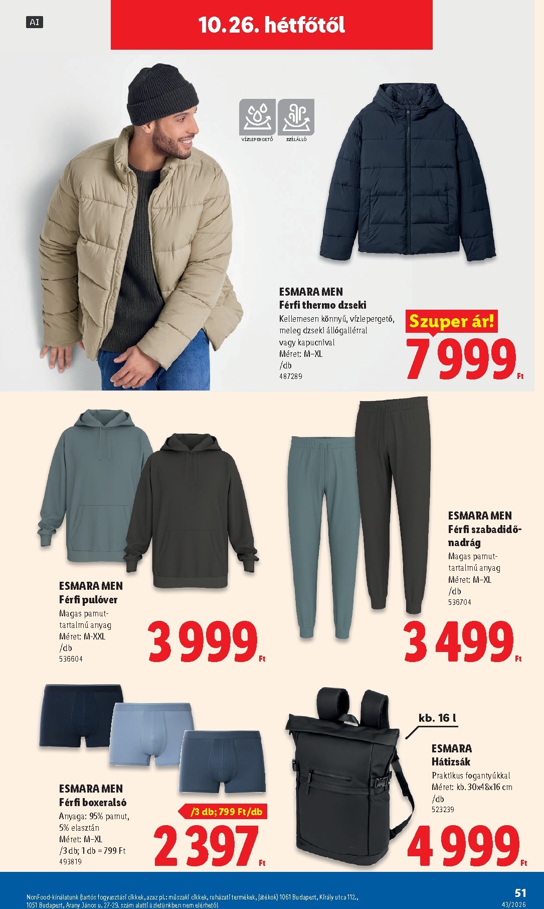 lidl - Lidl hirdetmény a következő hétre csütörtöktől 2026.10.22.-tól szerdától 2026.10.28.-ig - page: 51