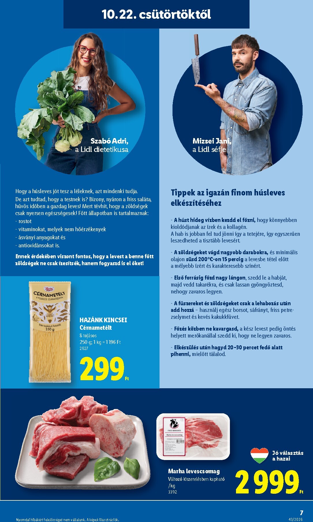 lidl - Lidl hirdetmény a következő hétre csütörtöktől 2026.10.22.-tól szerdától 2026.10.28.-ig - page: 7