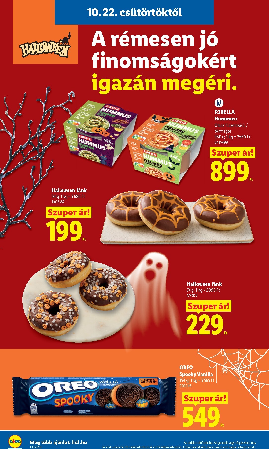 lidl - Lidl hirdetmény a következő hétre csütörtöktől 2026.10.22.-tól szerdától 2026.10.28.-ig - page: 22