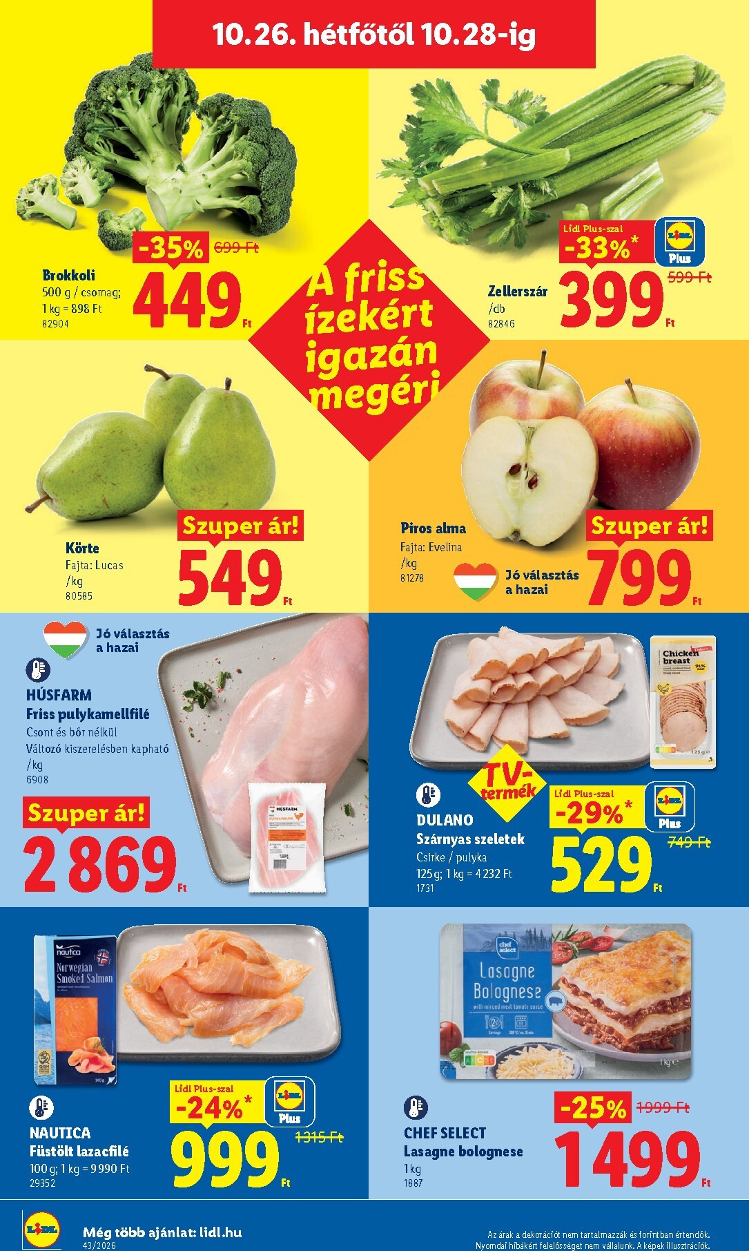 lidl - Lidl hirdetmény a következő hétre csütörtöktől 2026.10.22.-tól szerdától 2026.10.28.-ig - page: 60