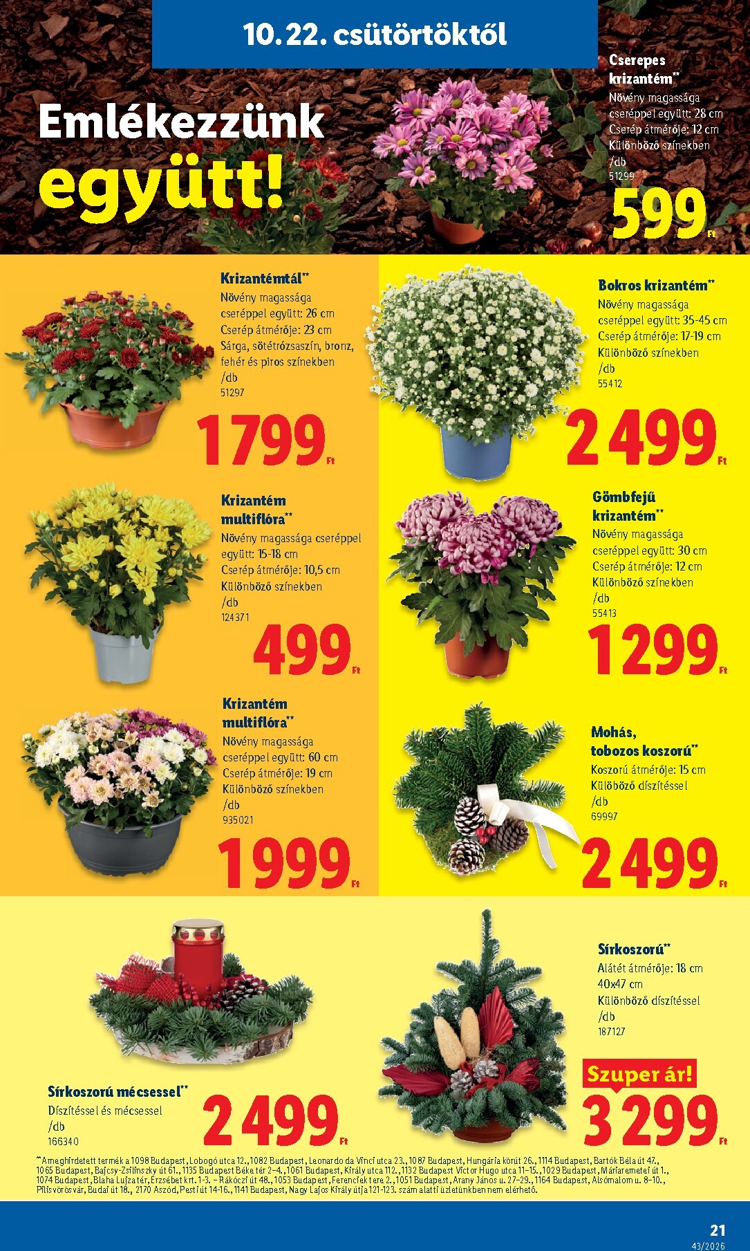lidl - Lidl hirdetmény a következő hétre csütörtöktől 2026.10.22.-tól szerdától 2026.10.28.-ig - page: 21