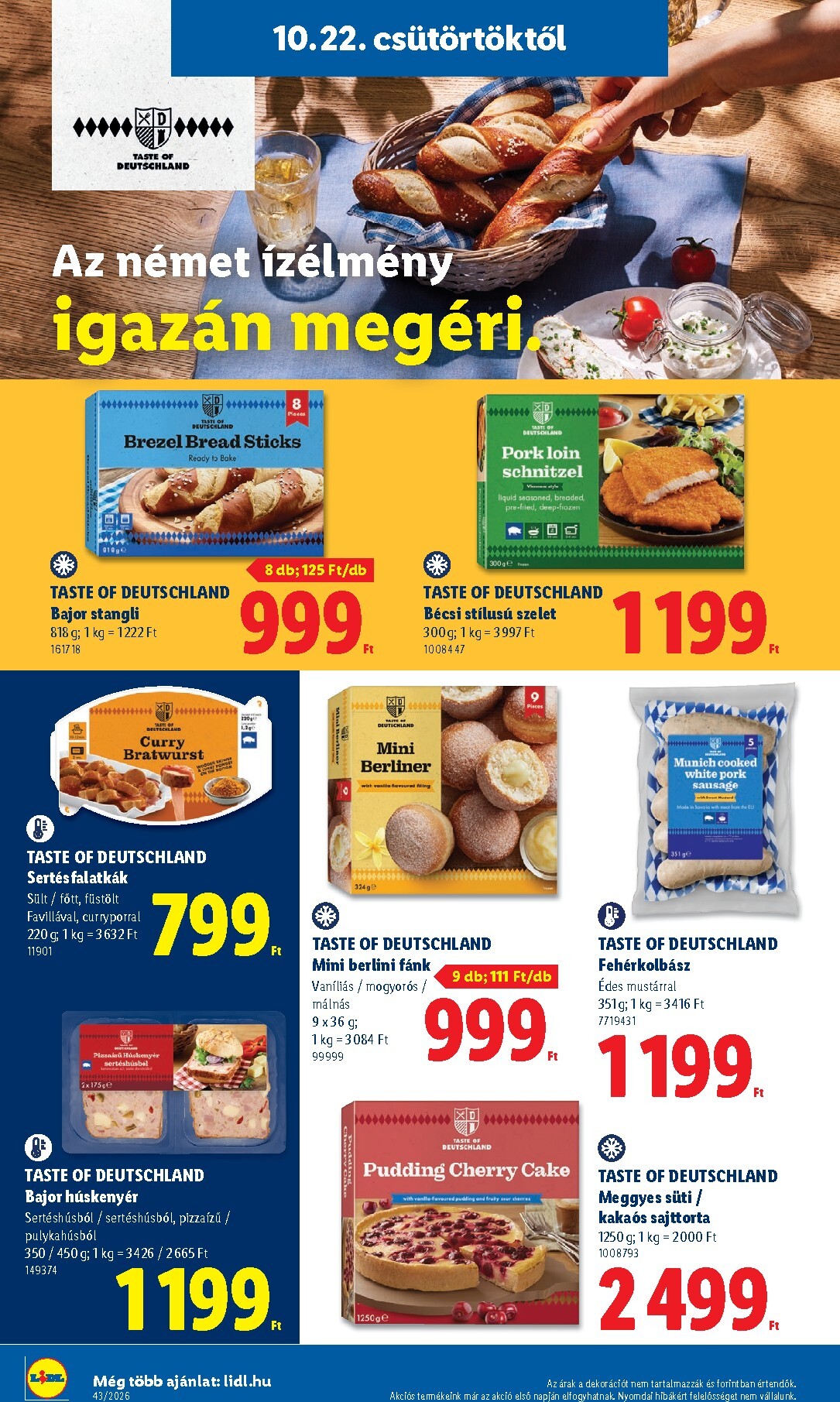lidl - Lidl hirdetmény a következő hétre csütörtöktől 2026.10.22.-tól szerdától 2026.10.28.-ig - page: 30