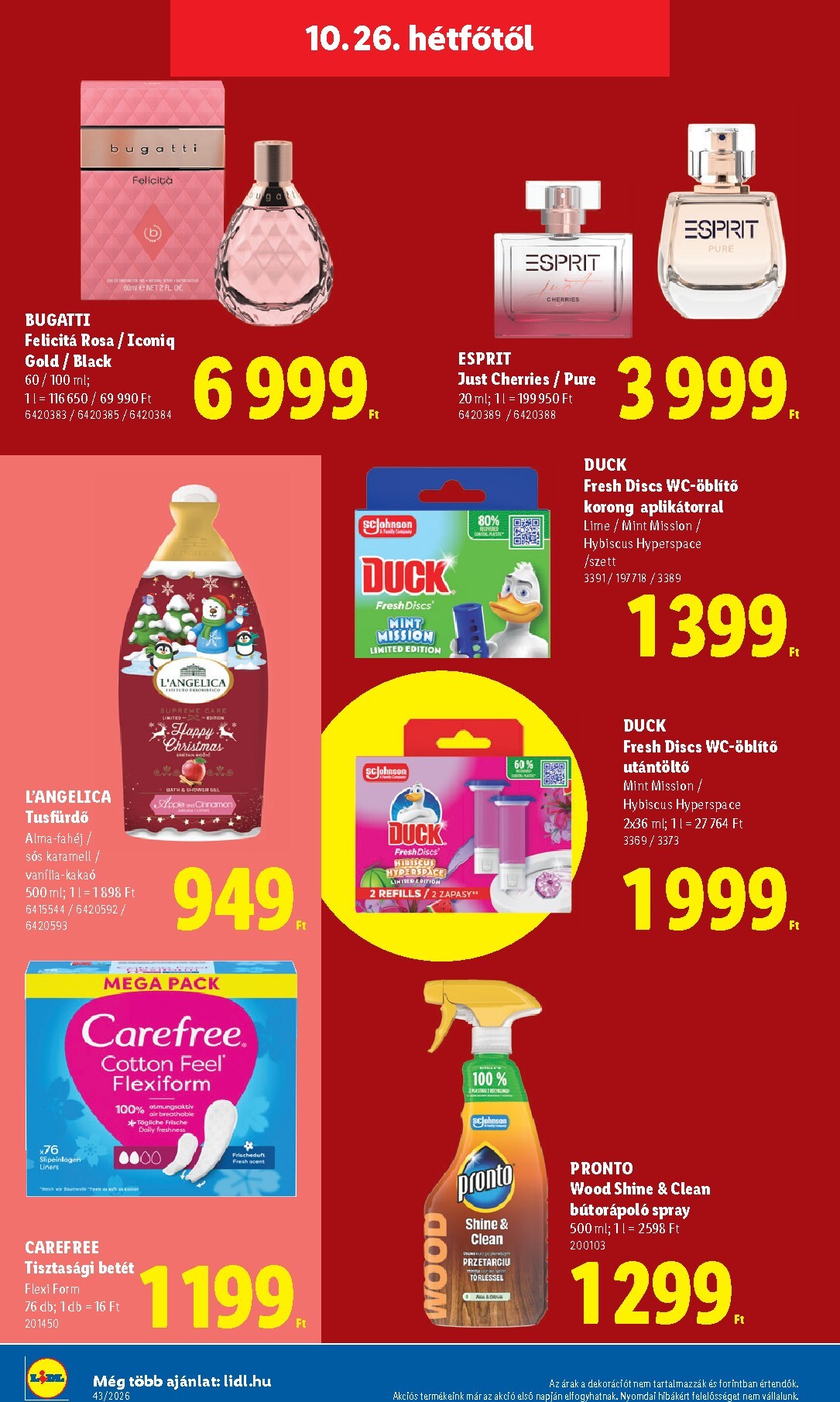 lidl - Lidl hirdetmény a következő hétre csütörtöktől 2026.10.22.-tól szerdától 2026.10.28.-ig - page: 74