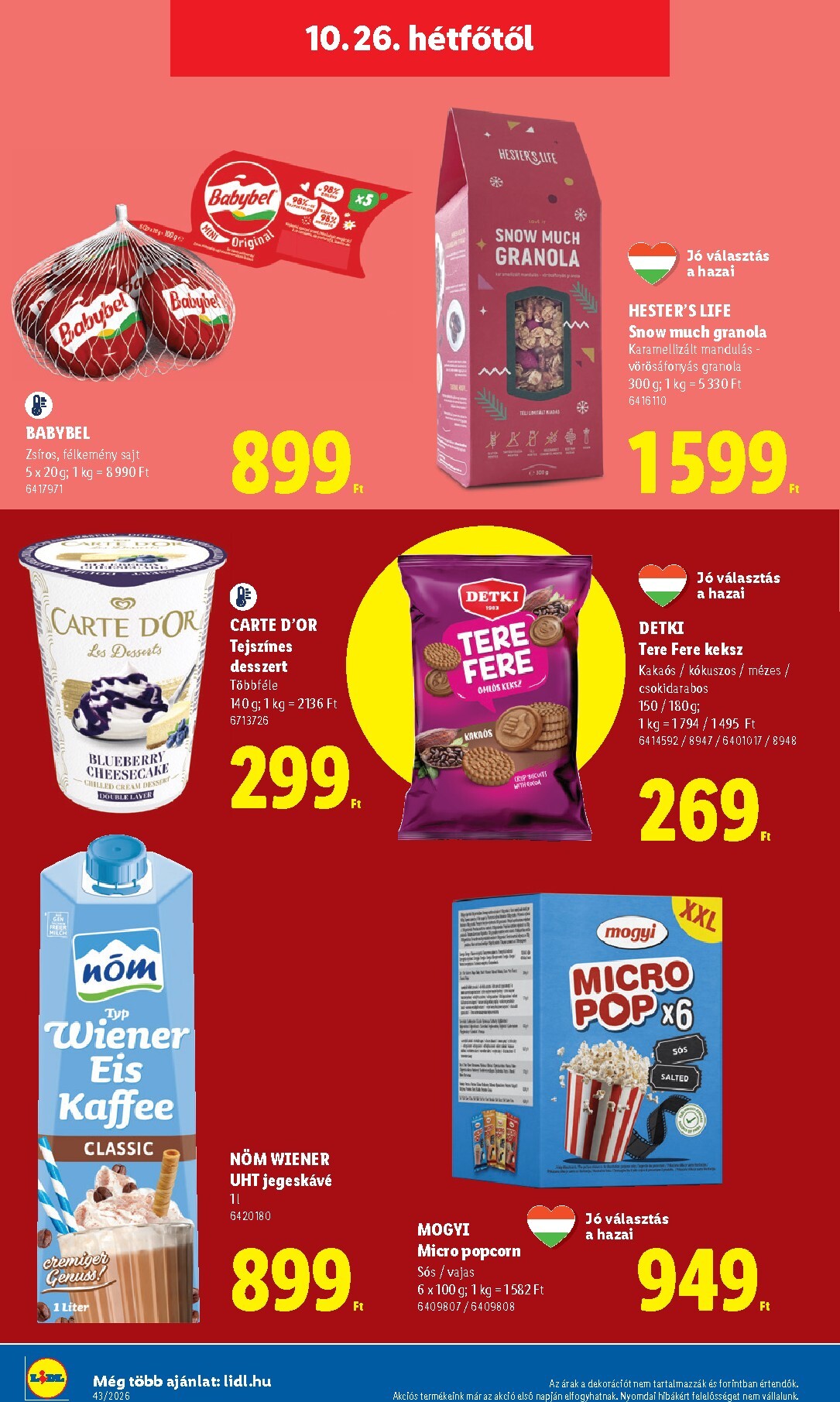 lidl - Lidl hirdetmény a következő hétre csütörtöktől 2026.10.22.-tól szerdától 2026.10.28.-ig - page: 70