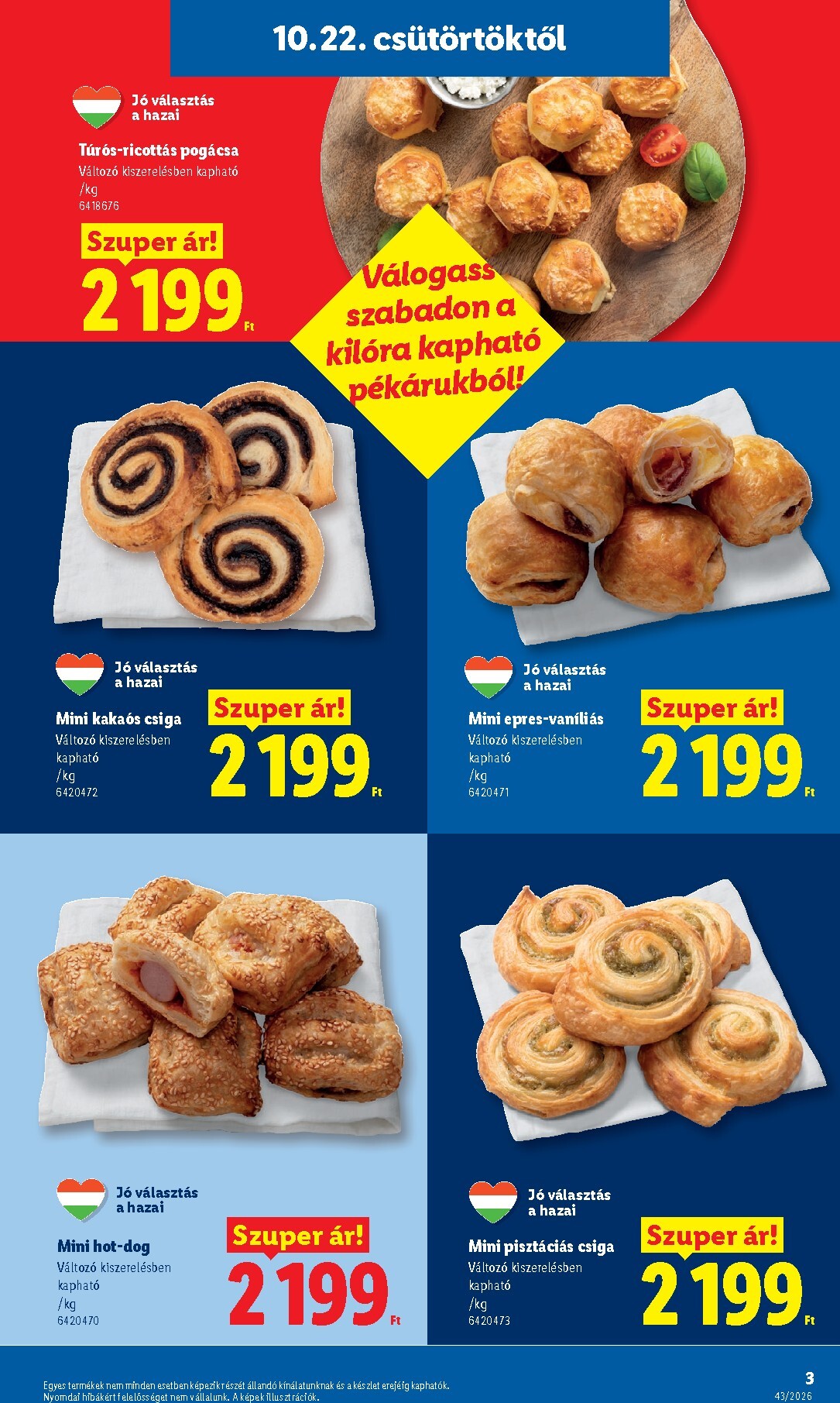 lidl - Lidl hirdetmény a következő hétre csütörtöktől 2026.10.22.-tól szerdától 2026.10.28.-ig - page: 3