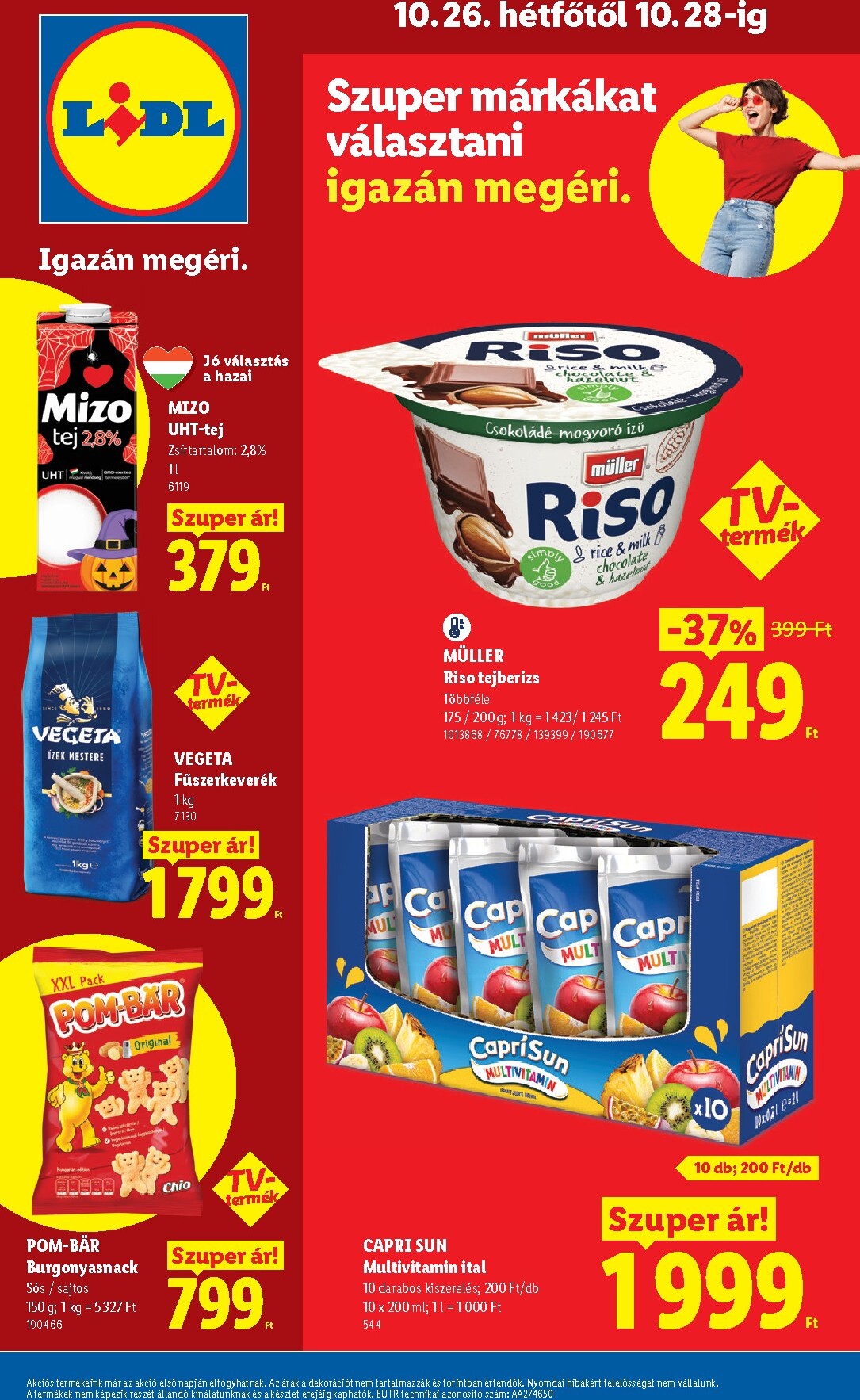 lidl - Lidl hirdetmény a következő hétre csütörtöktől 2026.10.22.-tól szerdától 2026.10.28.-ig - page: 76