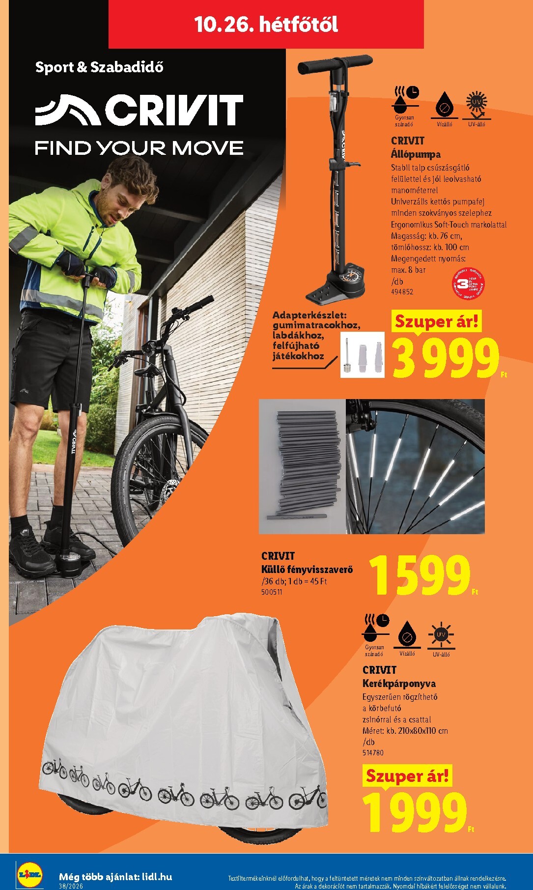 lidl - Lidl hirdetmény a következő hétre csütörtöktől 2026.10.22.-tól szerdától 2026.10.28.-ig - page: 58