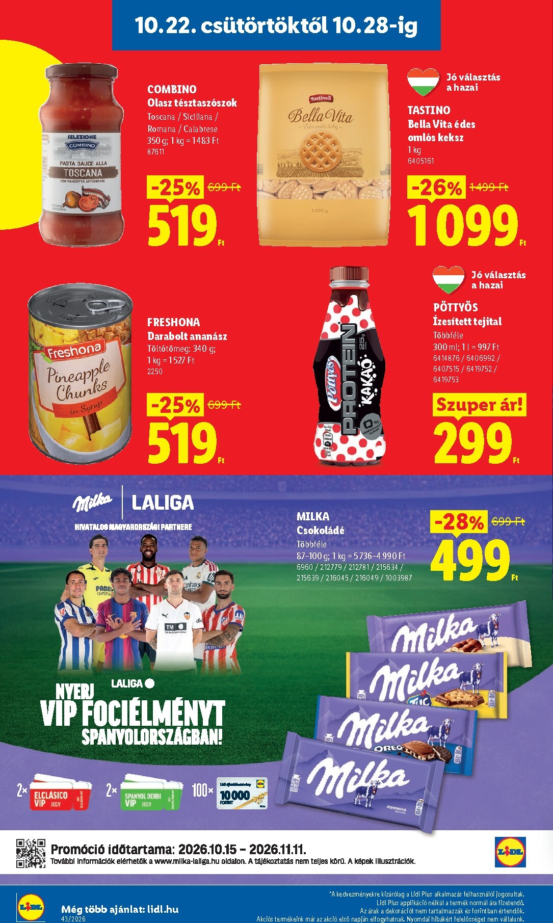 lidl - Lidl hirdetmény a következő hétre csütörtöktől 2026.10.22.-tól szerdától 2026.10.28.-ig - page: 14