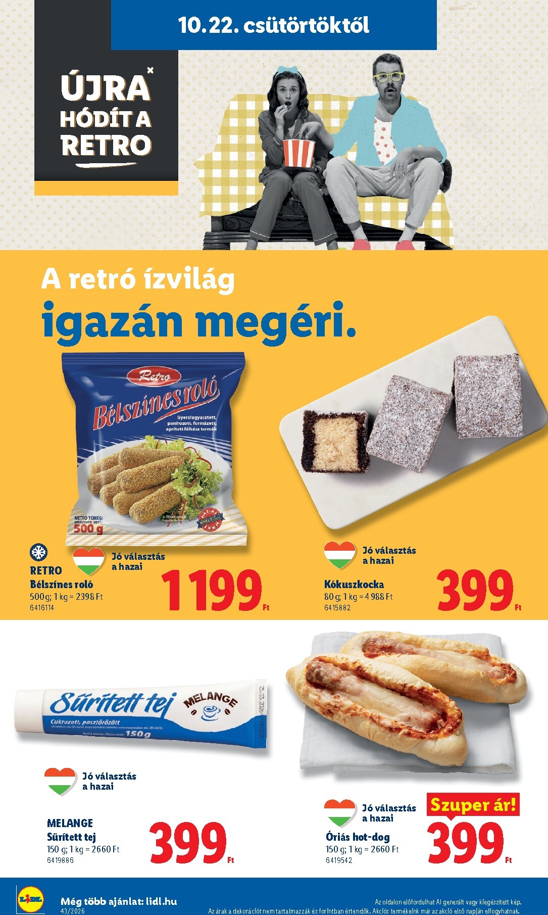 lidl - Lidl hirdetmény a következő hétre csütörtöktől 2026.10.22.-tól szerdától 2026.10.28.-ig - page: 26