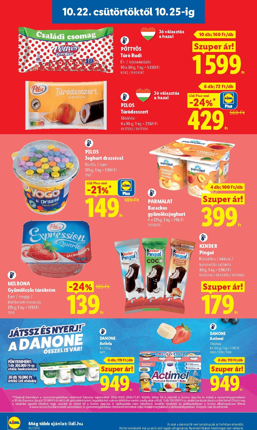 lidl - Lidl hirdetmény a következő hétre csütörtöktől 2026.10.22.-tól szerdától 2026.10.28.-ig - page: 12