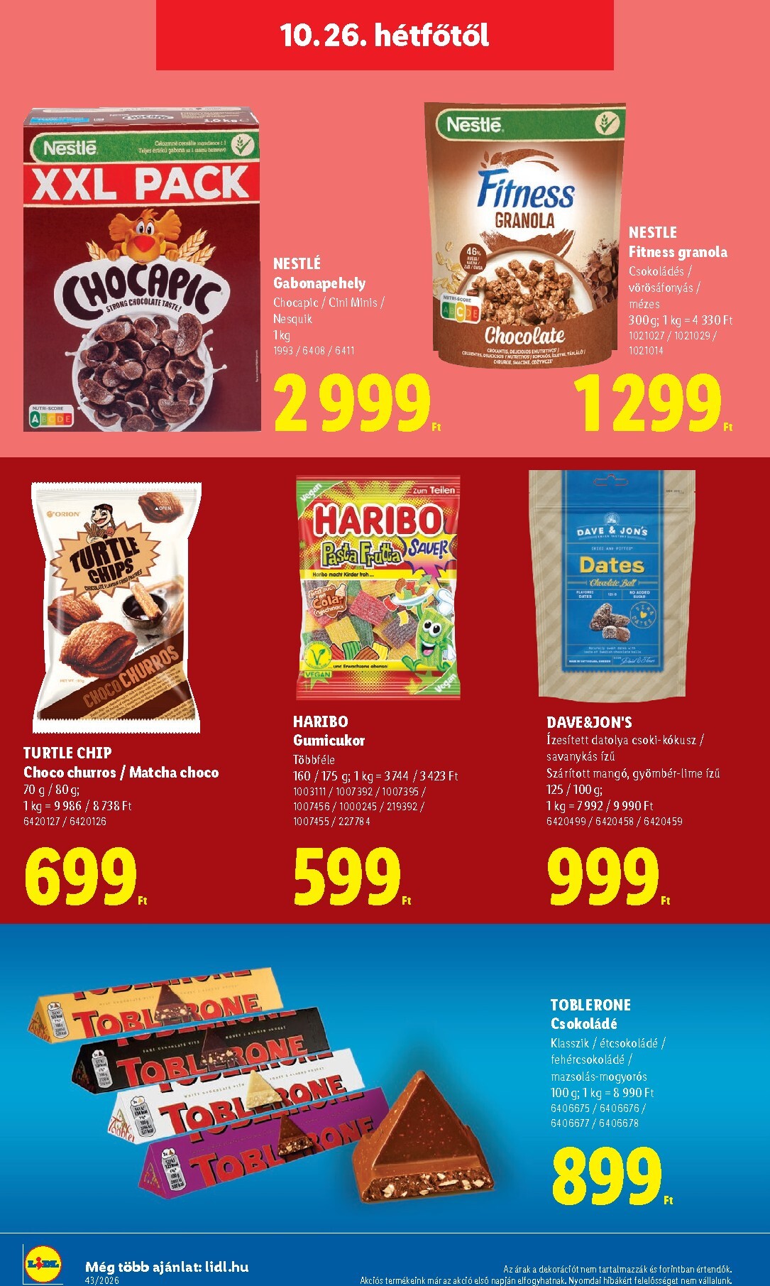 lidl - Lidl hirdetmény a következő hétre csütörtöktől 2026.10.22.-tól szerdától 2026.10.28.-ig - page: 66