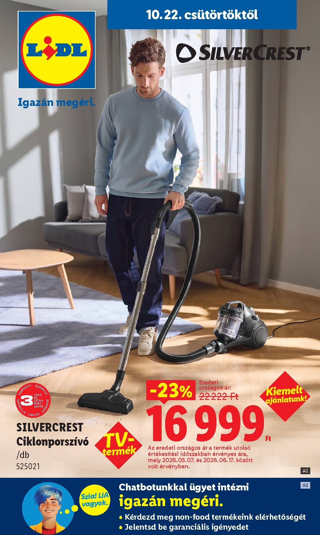 lidl - Lidl - Nonfood hirdetmény a következő hétre csütörtöktől 2026.10.22.-tól szerdától 2026.10.28.-ig