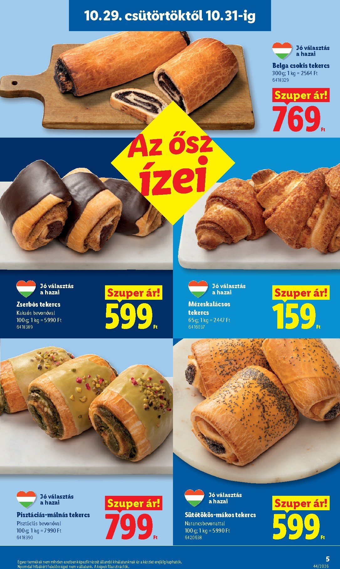 lidl - Lidl hirdetmény a következő hétre csütörtöktől 2026.10.29.-tól szerdától 2026.11.04.-ig - page: 5