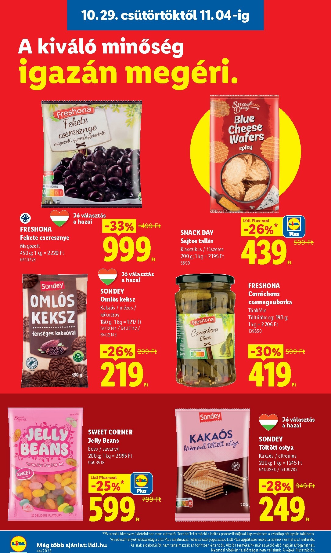 lidl - Lidl hirdetmény a következő hétre csütörtöktől 2026.10.29.-tól szerdától 2026.11.04.-ig - page: 12