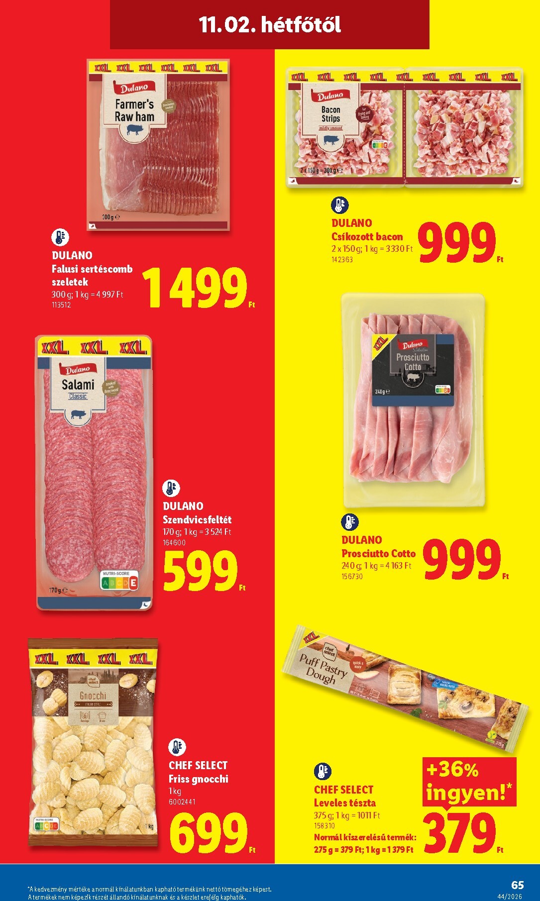 lidl - Lidl hirdetmény a következő hétre csütörtöktől 2026.10.29.-tól szerdától 2026.11.04.-ig - page: 65