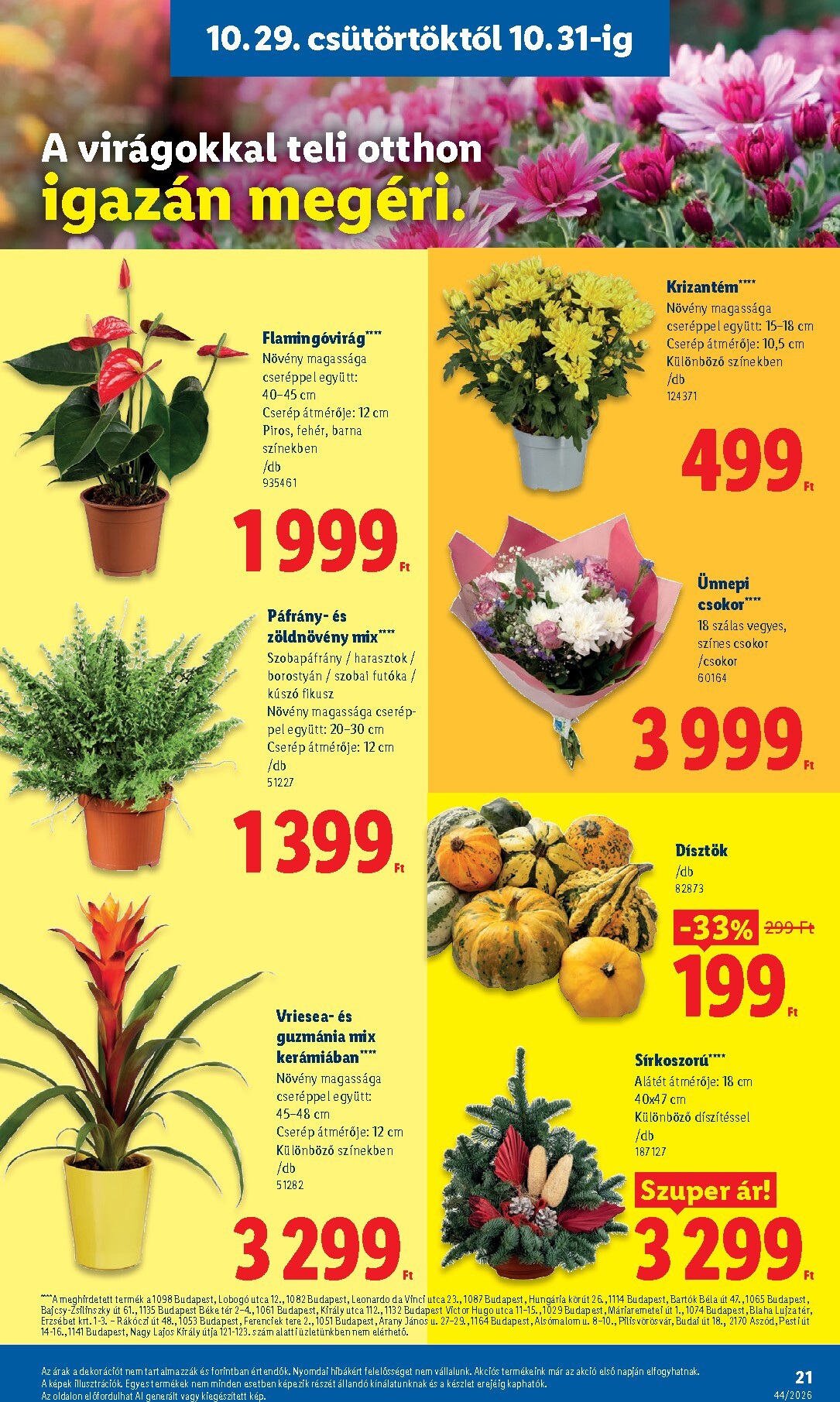 lidl - Lidl hirdetmény a következő hétre csütörtöktől 2026.10.29.-tól szerdától 2026.11.04.-ig - page: 21