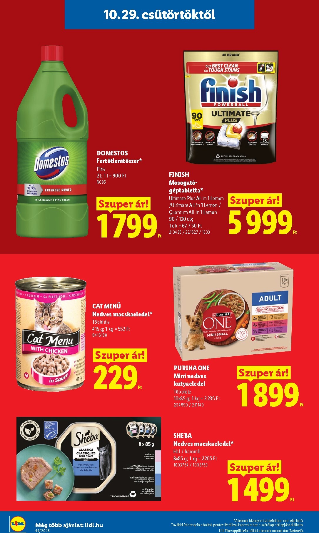 lidl - Lidl hirdetmény a következő hétre csütörtöktől 2026.10.29.-tól szerdától 2026.11.04.-ig - page: 20