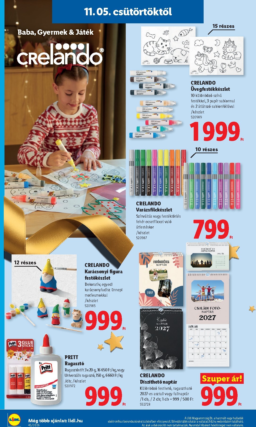 lidl - Lidl - Dekoráció katalógus hirdetmény a következő hétre csütörtöktől 2026.11.05.-tól szerdától 2026.11.11.-ig - page: 22