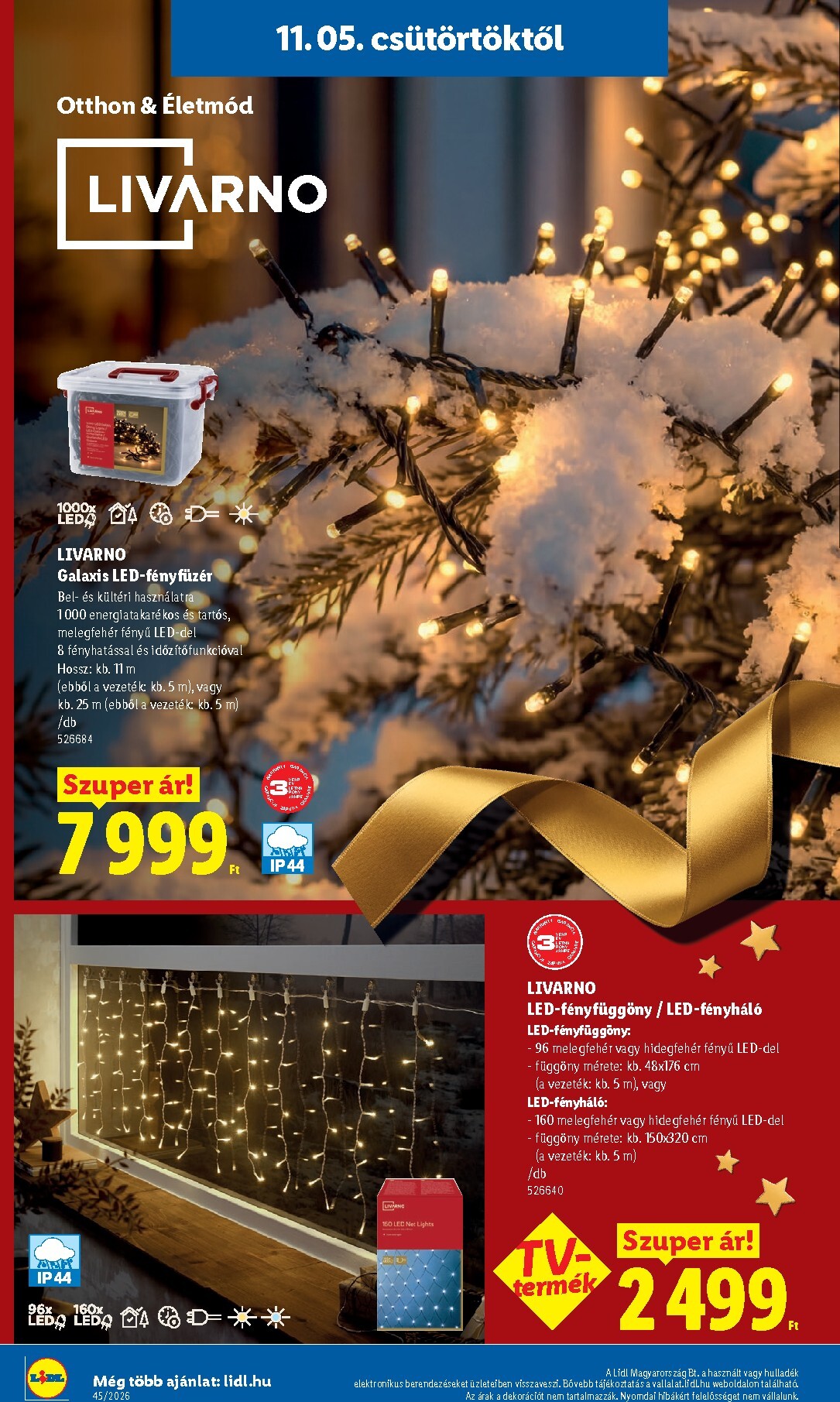 lidl - Lidl - Dekoráció katalógus hirdetmény a következő hétre csütörtöktől 2026.11.05.-tól szerdától 2026.11.11.-ig - page: 12