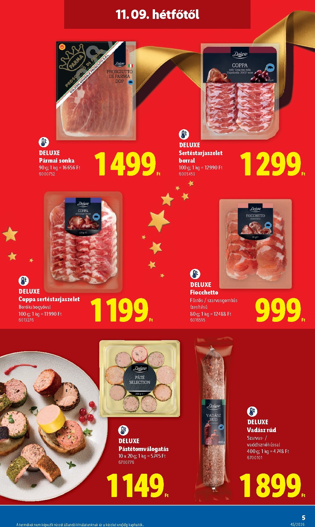 lidl - Lidl - Deluxe hirdetmény a következő hétre hétfőtől 2026.11.09.-tól vasárnaptól 2026.11.15.-ig - page: 5