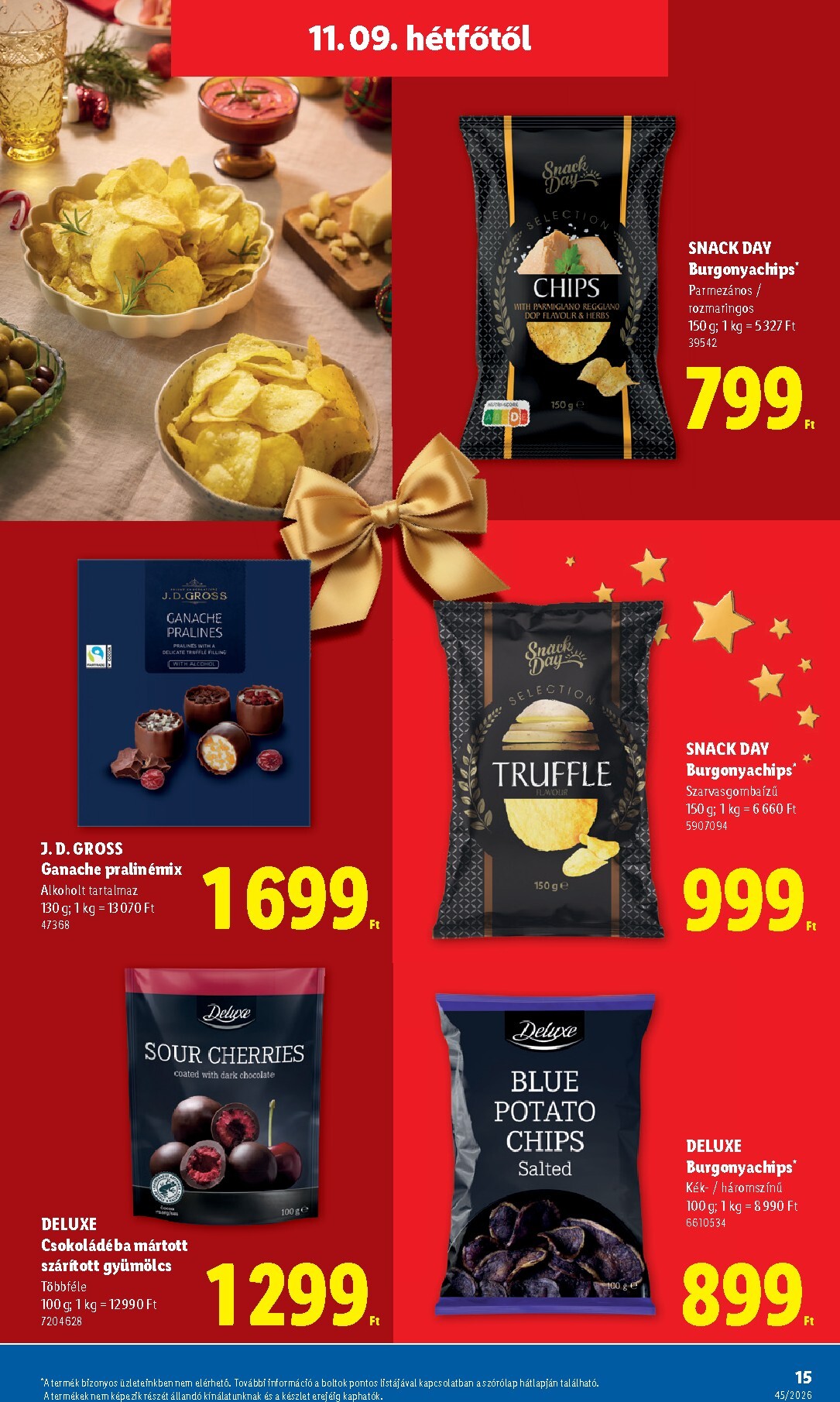 lidl - Lidl - Deluxe hirdetmény a következő hétre hétfőtől 2026.11.09.-tól vasárnaptól 2026.11.15.-ig - page: 15
