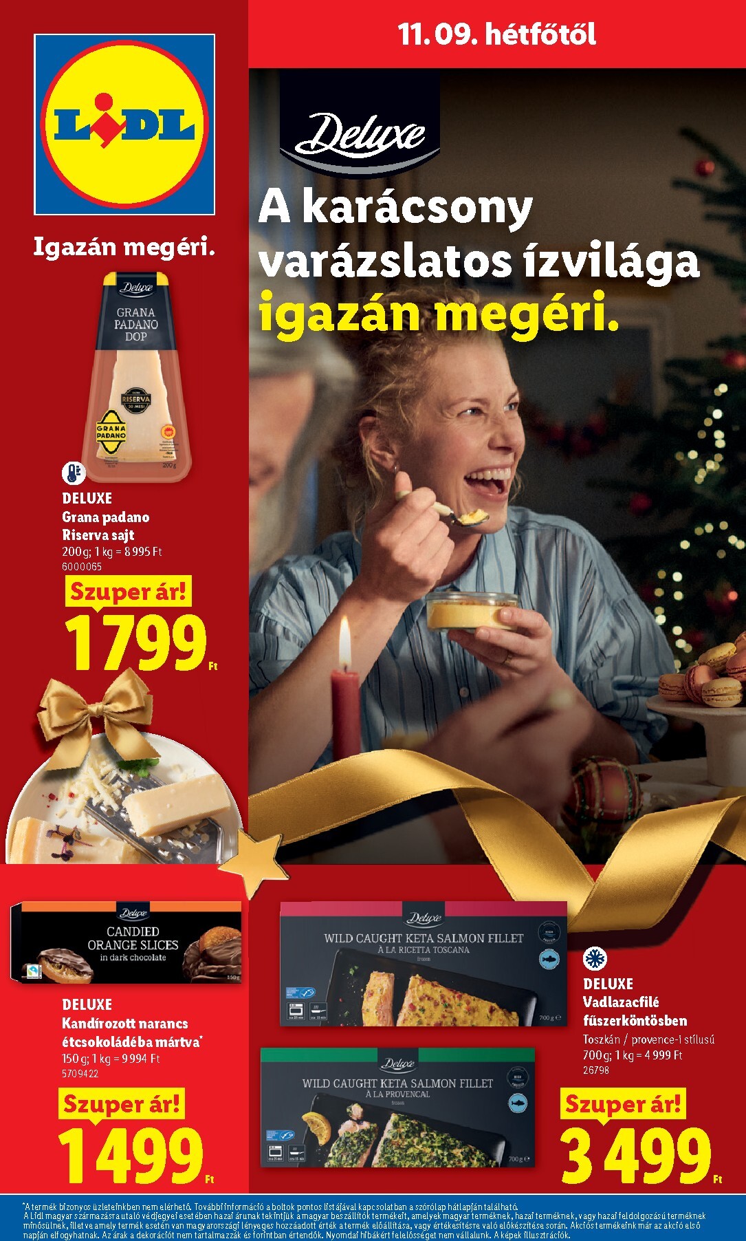 lidl - Lidl - Deluxe hirdetmény a következő hétre hétfőtől 2026.11.09.-tól vasárnaptól 2026.11.15.-ig