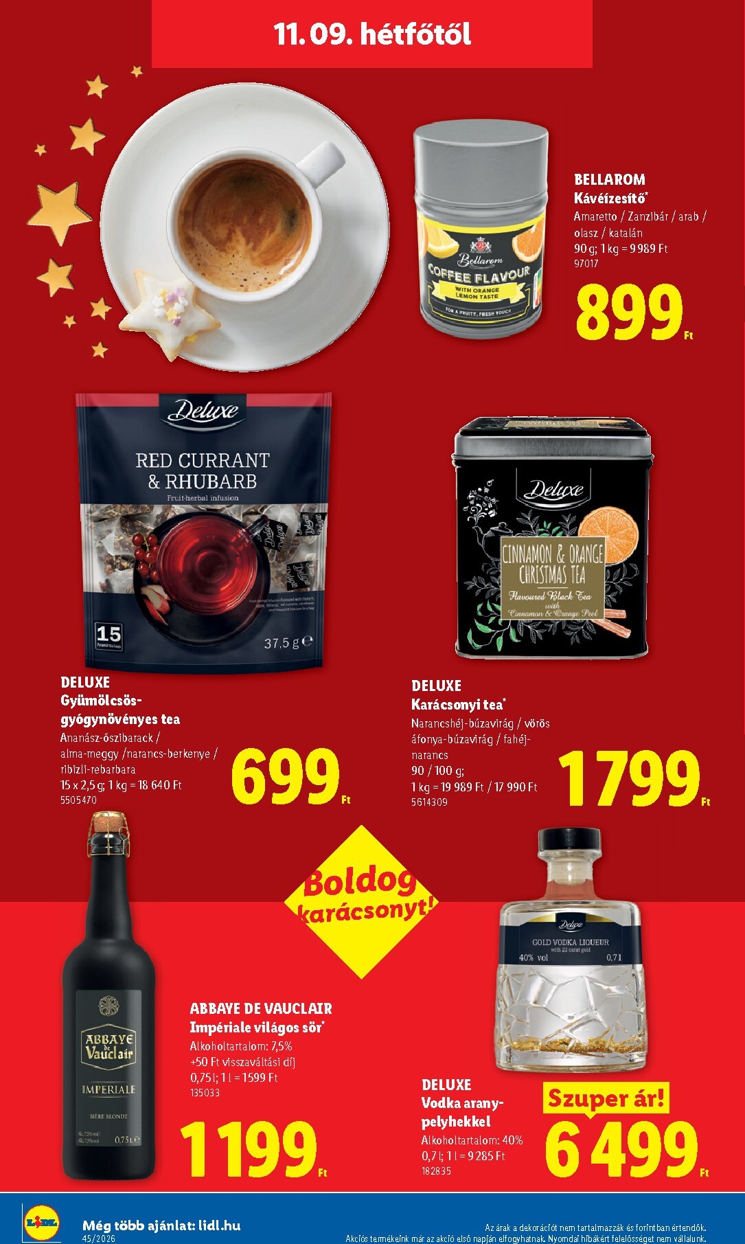 lidl - Lidl - Deluxe hirdetmény a következő hétre hétfőtől 2026.11.09.-tól vasárnaptól 2026.11.15.-ig - page: 20