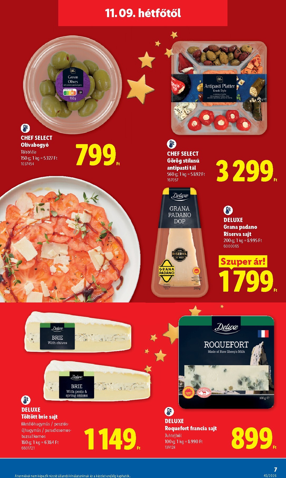 lidl - Lidl - Deluxe hirdetmény a következő hétre hétfőtől 2026.11.09.-tól vasárnaptól 2026.11.15.-ig - page: 7