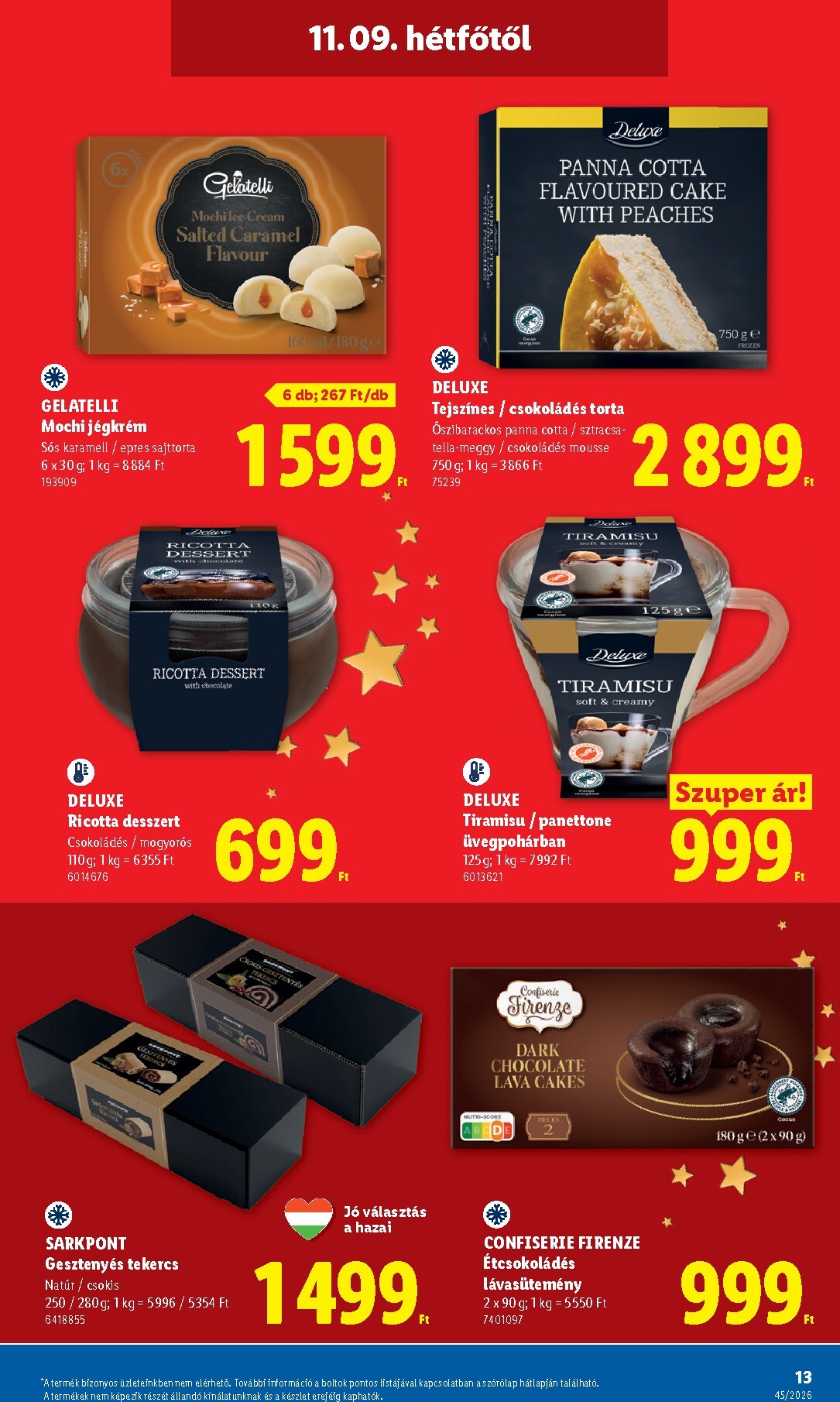 lidl - Lidl - Deluxe hirdetmény a következő hétre hétfőtől 2026.11.09.-tól vasárnaptól 2026.11.15.-ig - page: 13