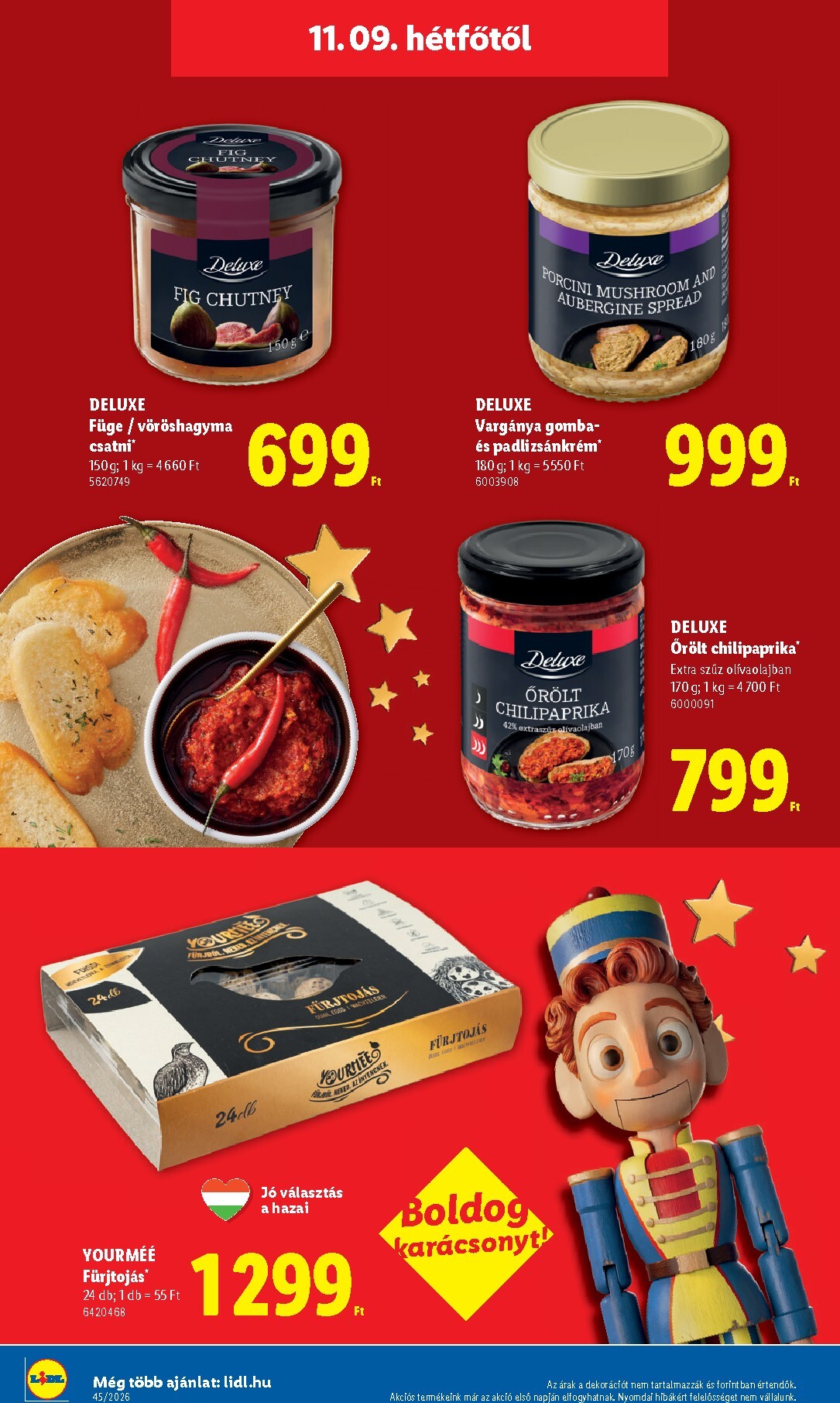lidl - Lidl - Deluxe hirdetmény a következő hétre hétfőtől 2026.11.09.-tól vasárnaptól 2026.11.15.-ig - page: 18