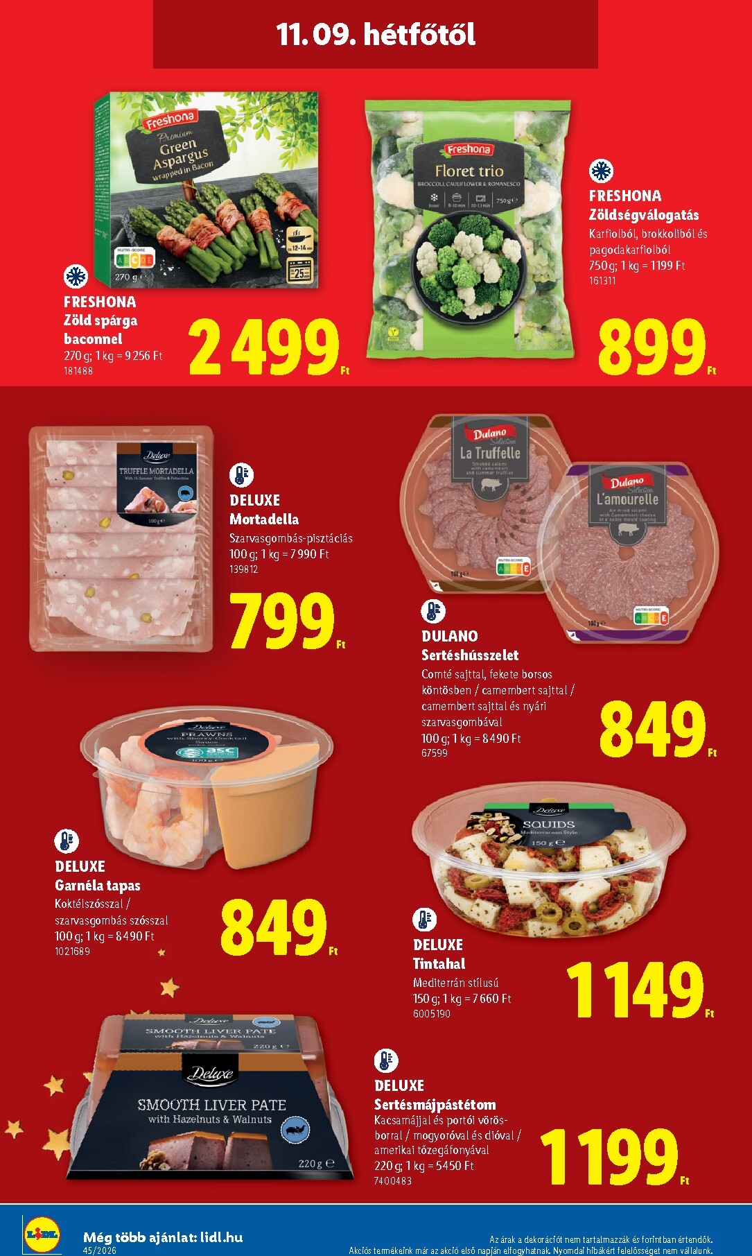 lidl - Lidl - Deluxe hirdetmény a következő hétre hétfőtől 2026.11.09.-tól vasárnaptól 2026.11.15.-ig - page: 10