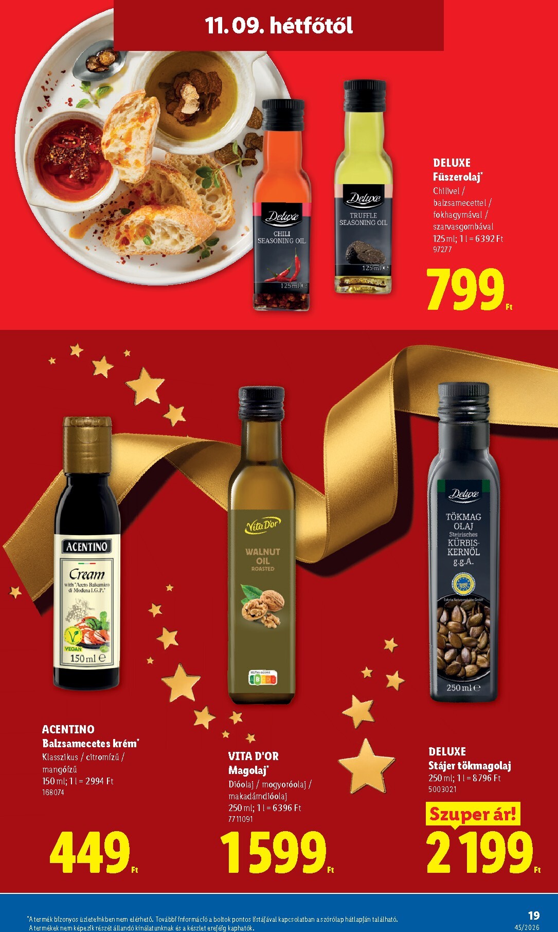 lidl - Lidl - Deluxe hirdetmény a következő hétre hétfőtől 2026.11.09.-tól vasárnaptól 2026.11.15.-ig - page: 19
