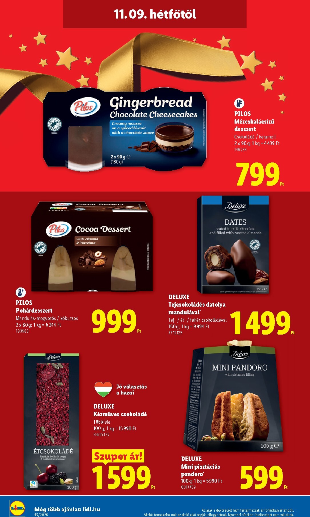 lidl - Lidl - Deluxe hirdetmény a következő hétre hétfőtől 2026.11.09.-tól vasárnaptól 2026.11.15.-ig - page: 14