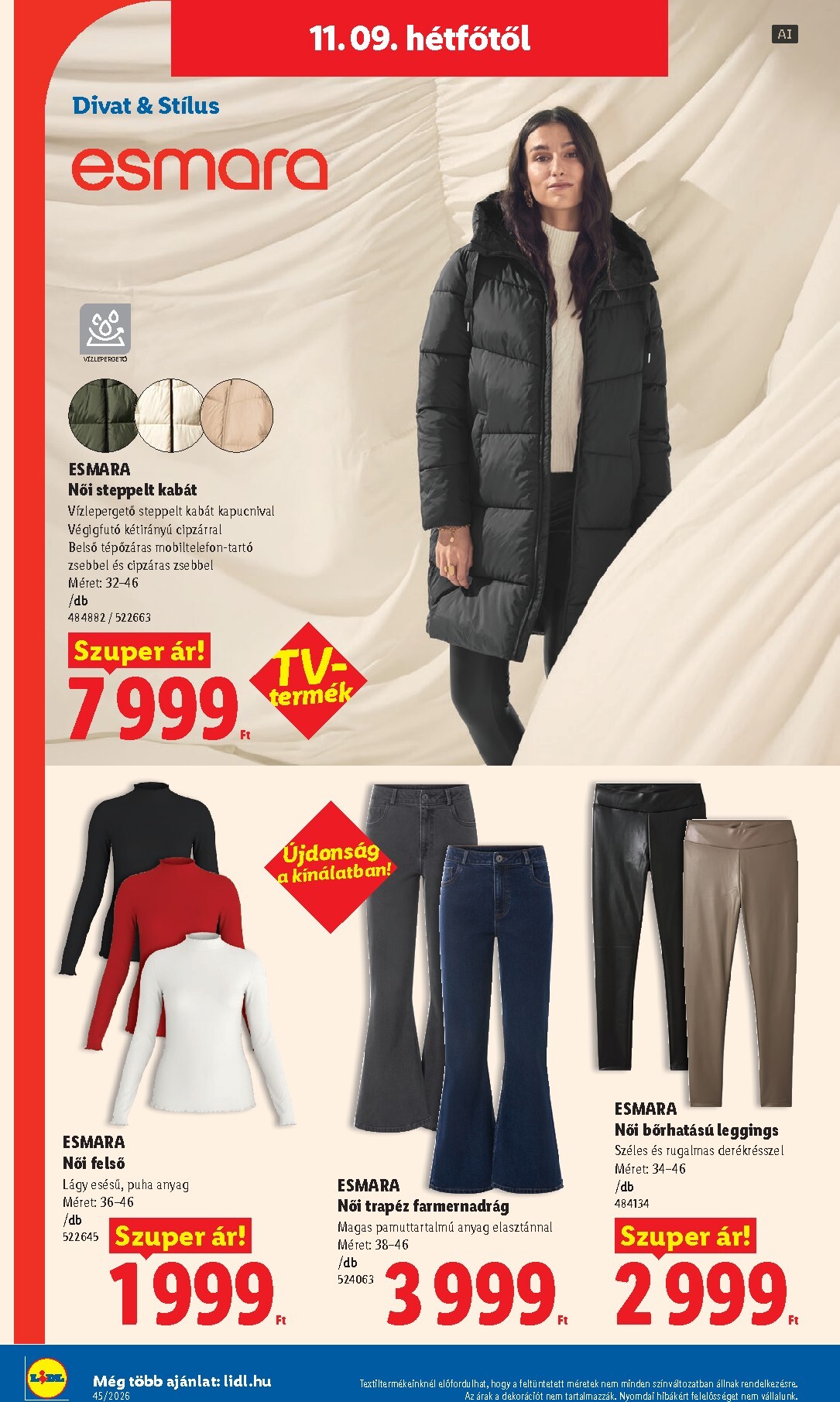 lidl - Lidl - Nonfood hirdetmény a következő hétre csütörtöktől 2026.11.05.-tól szerdától 2026.11.11.-ig - page: 10