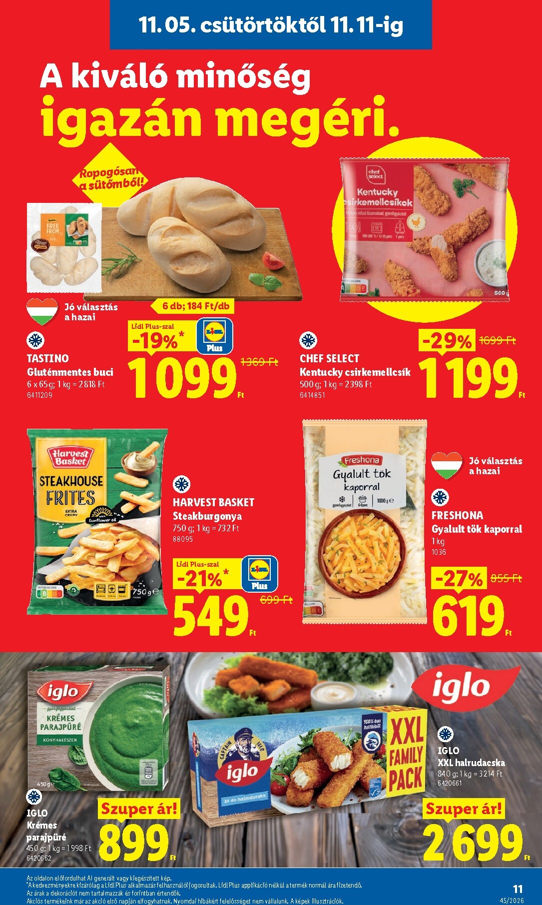 lidl - Lidl hirdetmény a következő hétre csütörtöktől 2026.11.05.-tól szerdától 2026.11.11.-ig - page: 11