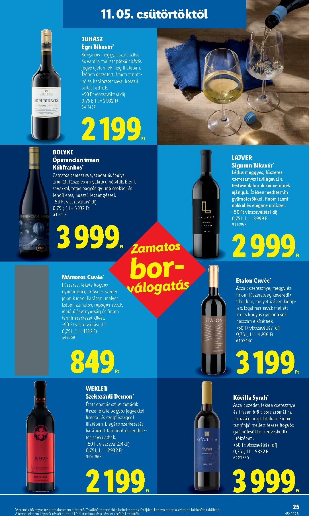 lidl - Lidl hirdetmény a következő hétre csütörtöktől 2026.11.05.-tól szerdától 2026.11.11.-ig - page: 25