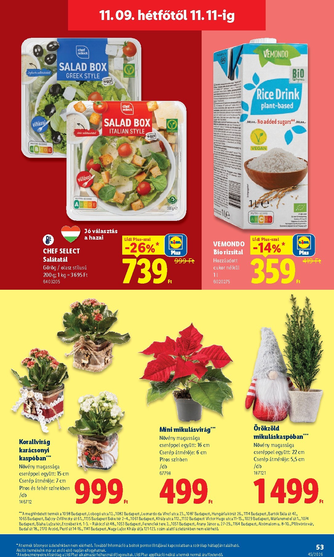 lidl - Lidl hirdetmény a következő hétre csütörtöktől 2026.11.05.-tól szerdától 2026.11.11.-ig - page: 53