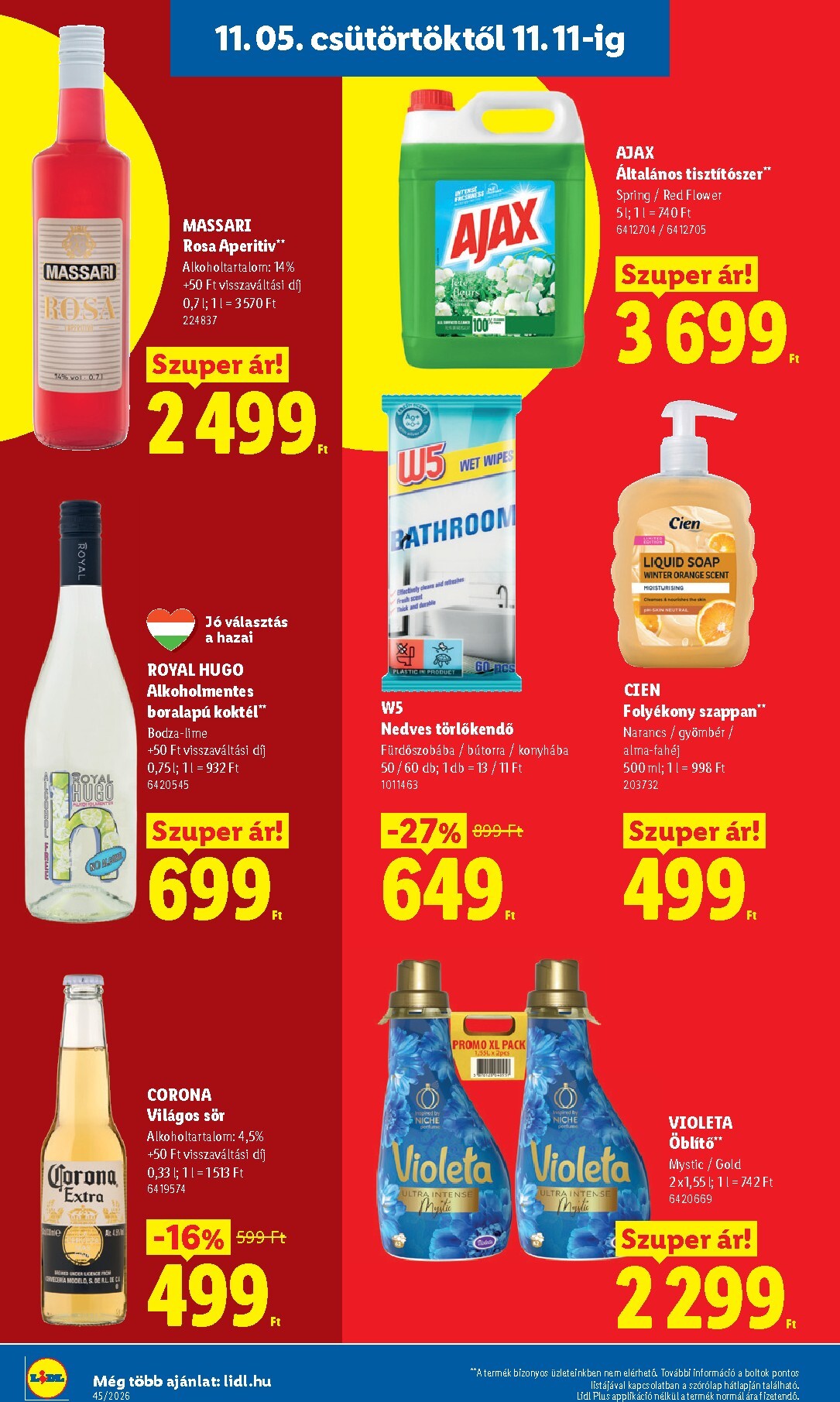 lidl - Lidl hirdetmény a következő hétre csütörtöktől 2026.11.05.-tól szerdától 2026.11.11.-ig - page: 18